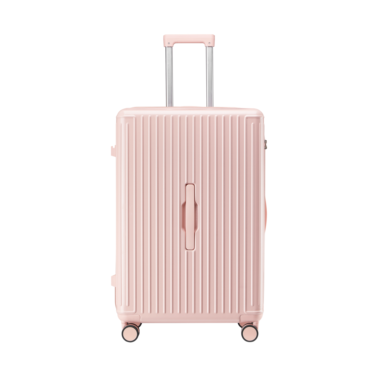 WINGOMART 3-Piece Luggage Set Lightweight Durable PC+ABS Hardshell, Double Spinner Wheels, TSA Lock - 22in/26IN/30in - PINK