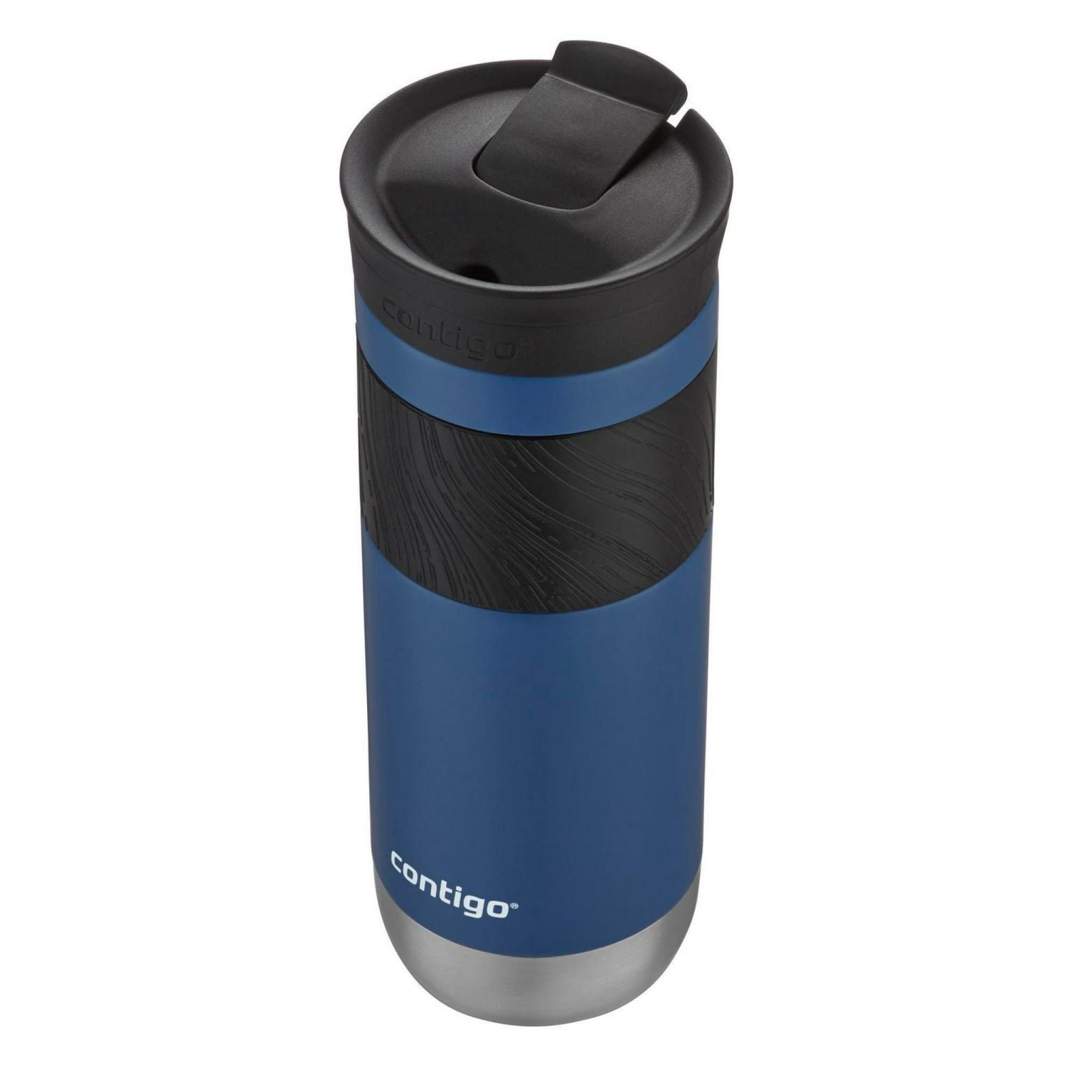 Contigo - Tasse de voyage en acier inoxydable Byron SNAPSEAL, isotherme, 20&nbsp;oz / 568&nbsp;ml, bleu maïs