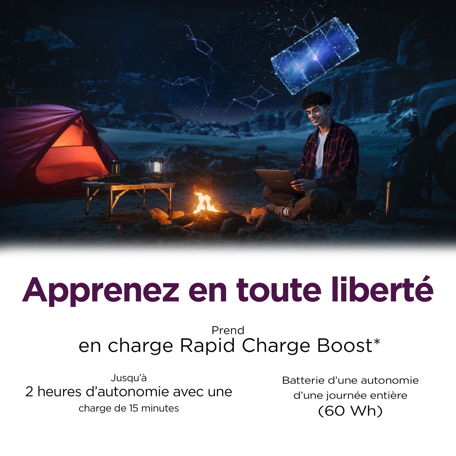 Portable de 15,3 po IdeaPad Slim 3x Copilot+ PC de Lenovo - Gris luna