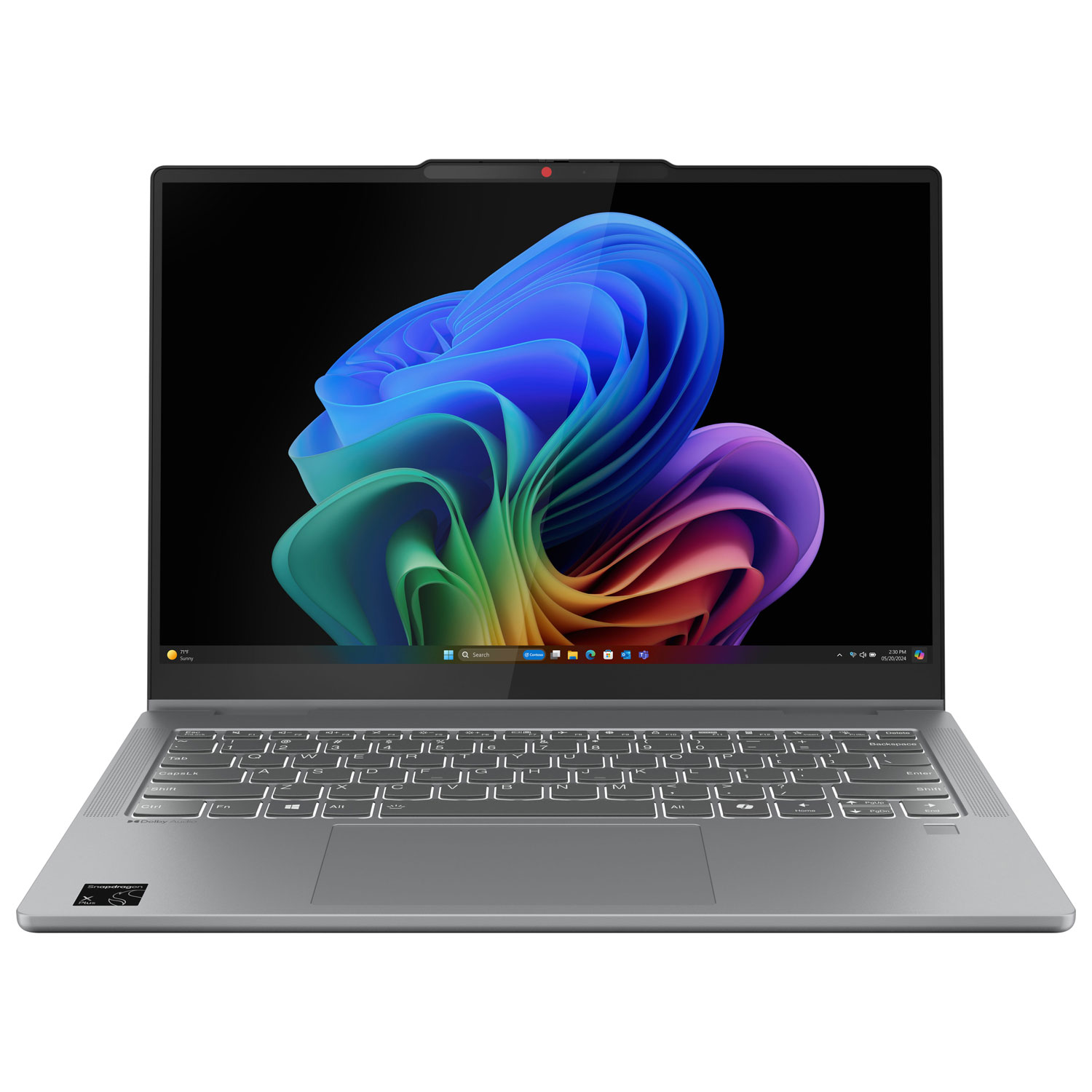 Portable à écran tactile 2-en-1 de 14 po IdeaPad 5x Copilot+ PC de Lenovo - Gris luna