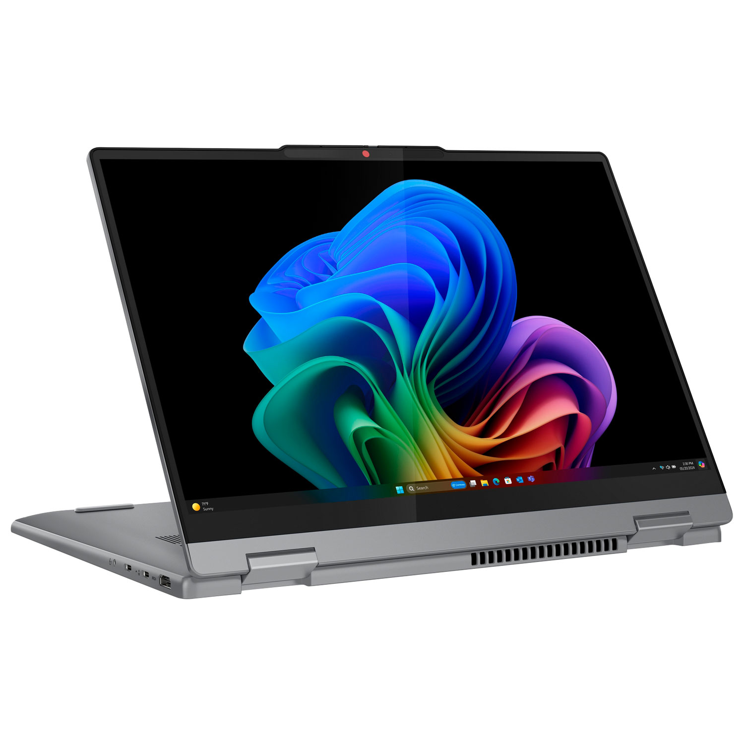 Portable à écran tactile 2-en-1 de 14 po IdeaPad 5x Copilot+ PC de Lenovo - Gris luna