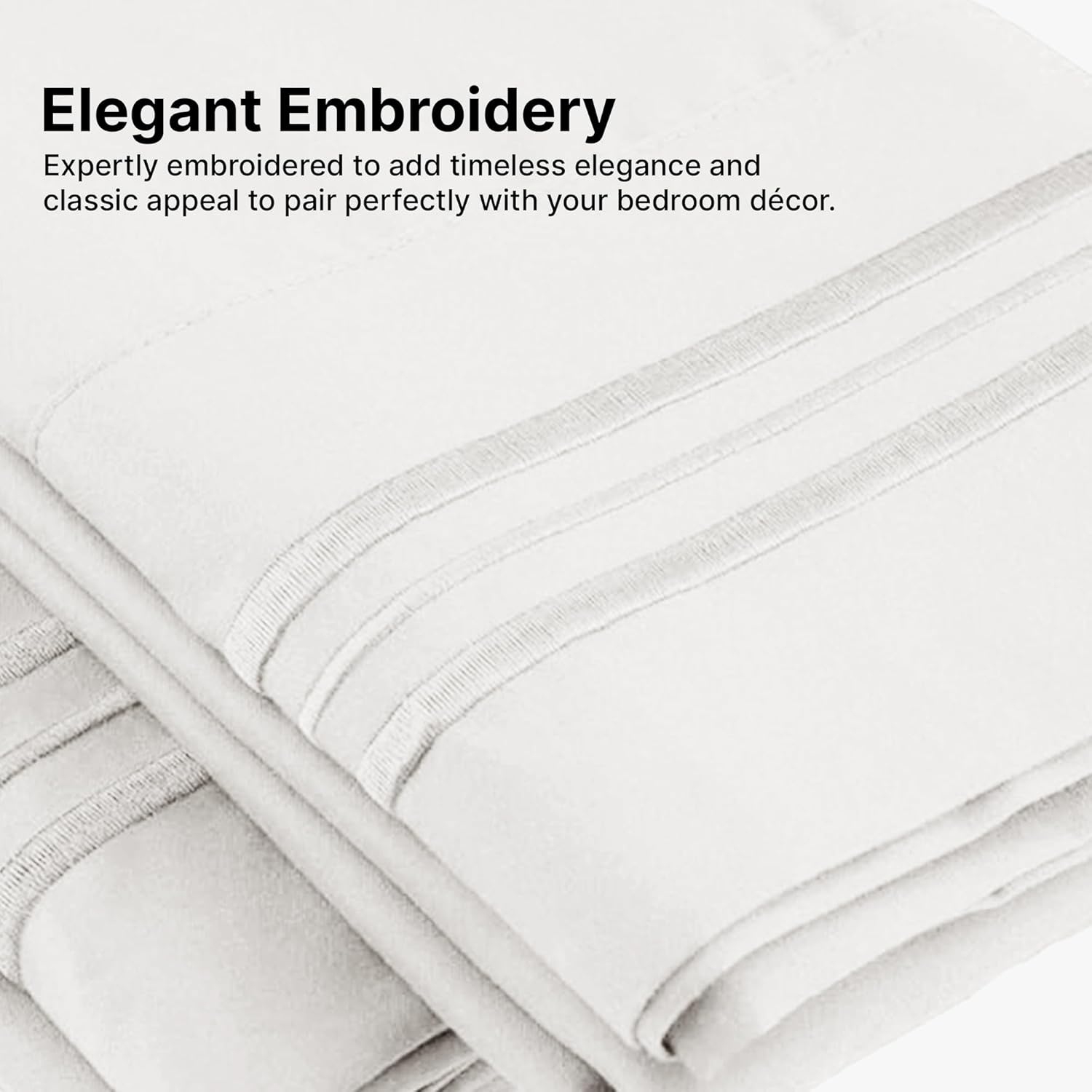 Queen Pillow Cases Set of 2 - Ultra Soft Hotel Quality Pillowcase Covers - Comfy Bedding for Women, Men, Kids and Teens - Machine Washable Pillow