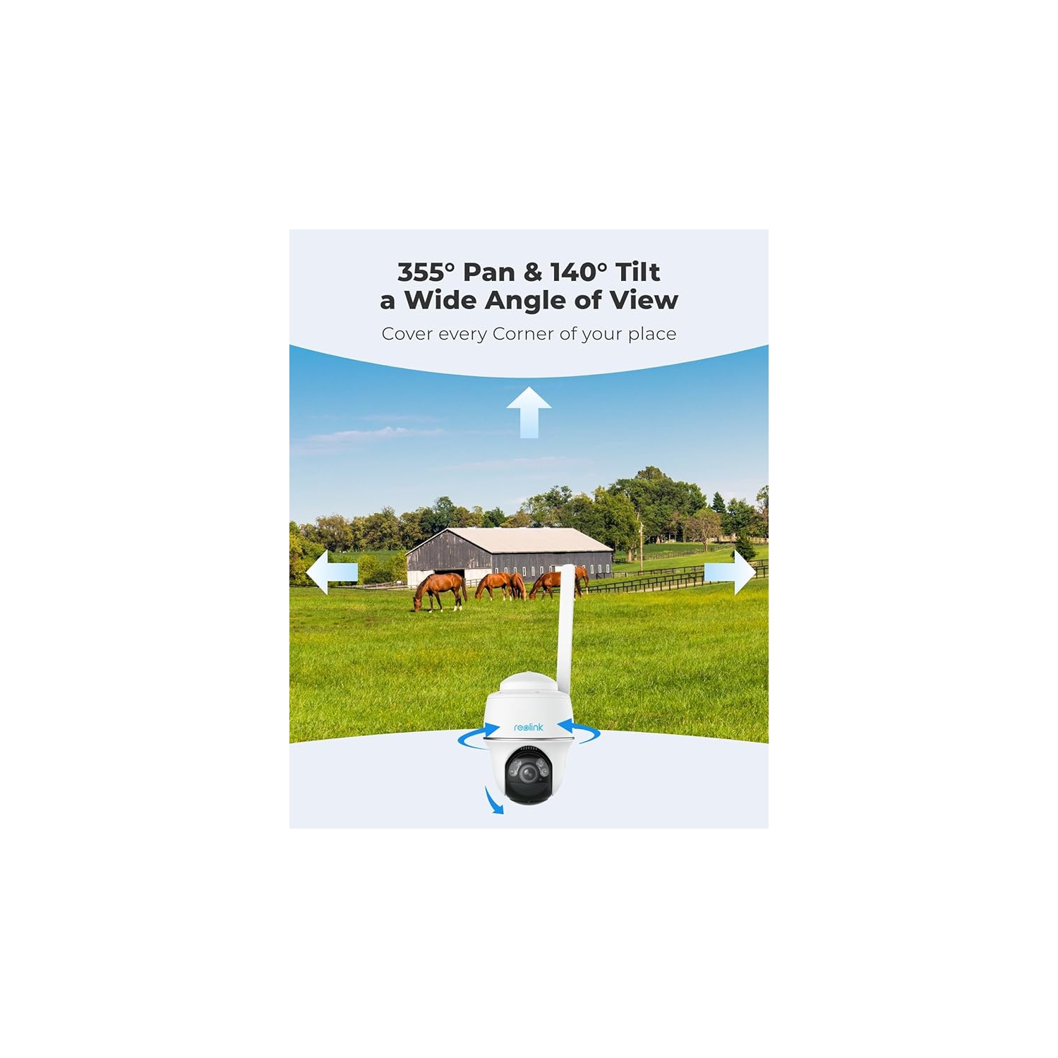 Reolink GO PT Plus 5MP Battery-powered 4G LTE Camera