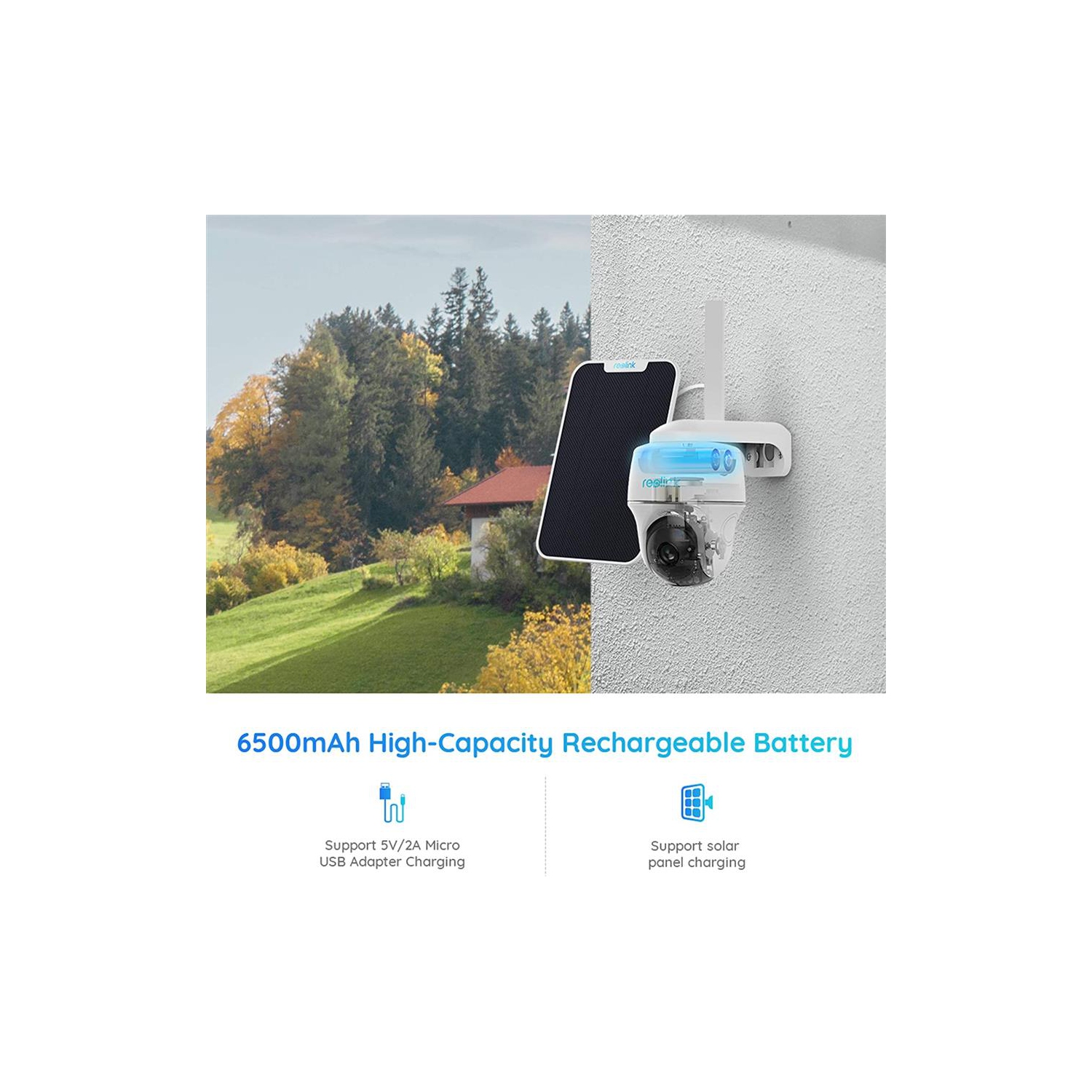 Reolink GO PT Plus 5MP Battery-powered 4G LTE Camera