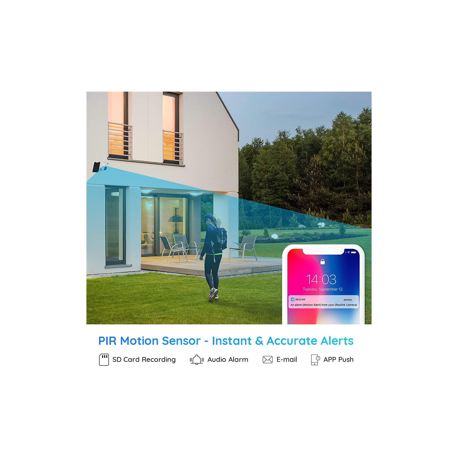 Reolink GO PT Plus 5MP Battery-powered 4G LTE Camera