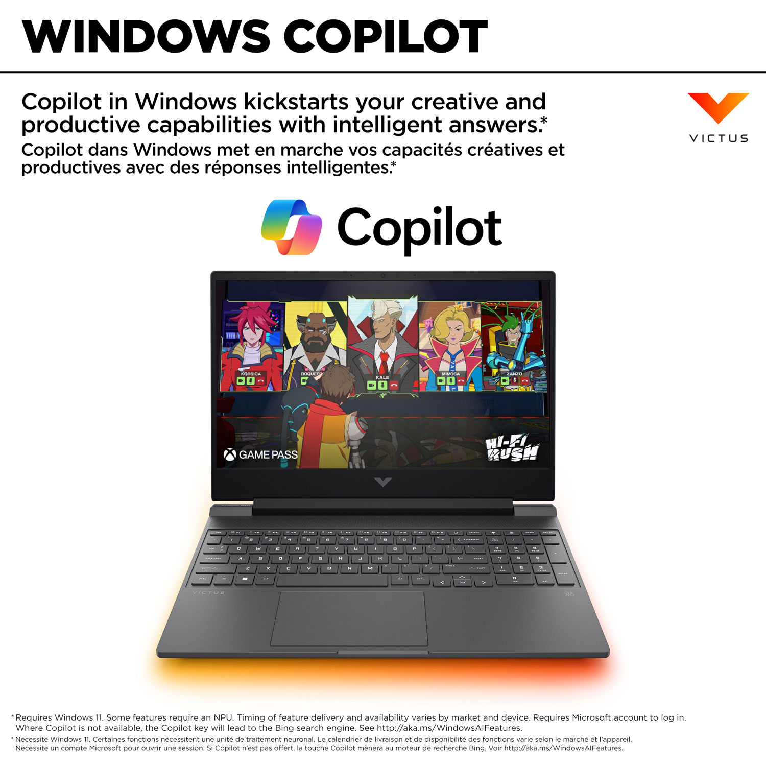 HP Victus 15.6" Gaming Laptop - Mica Silver