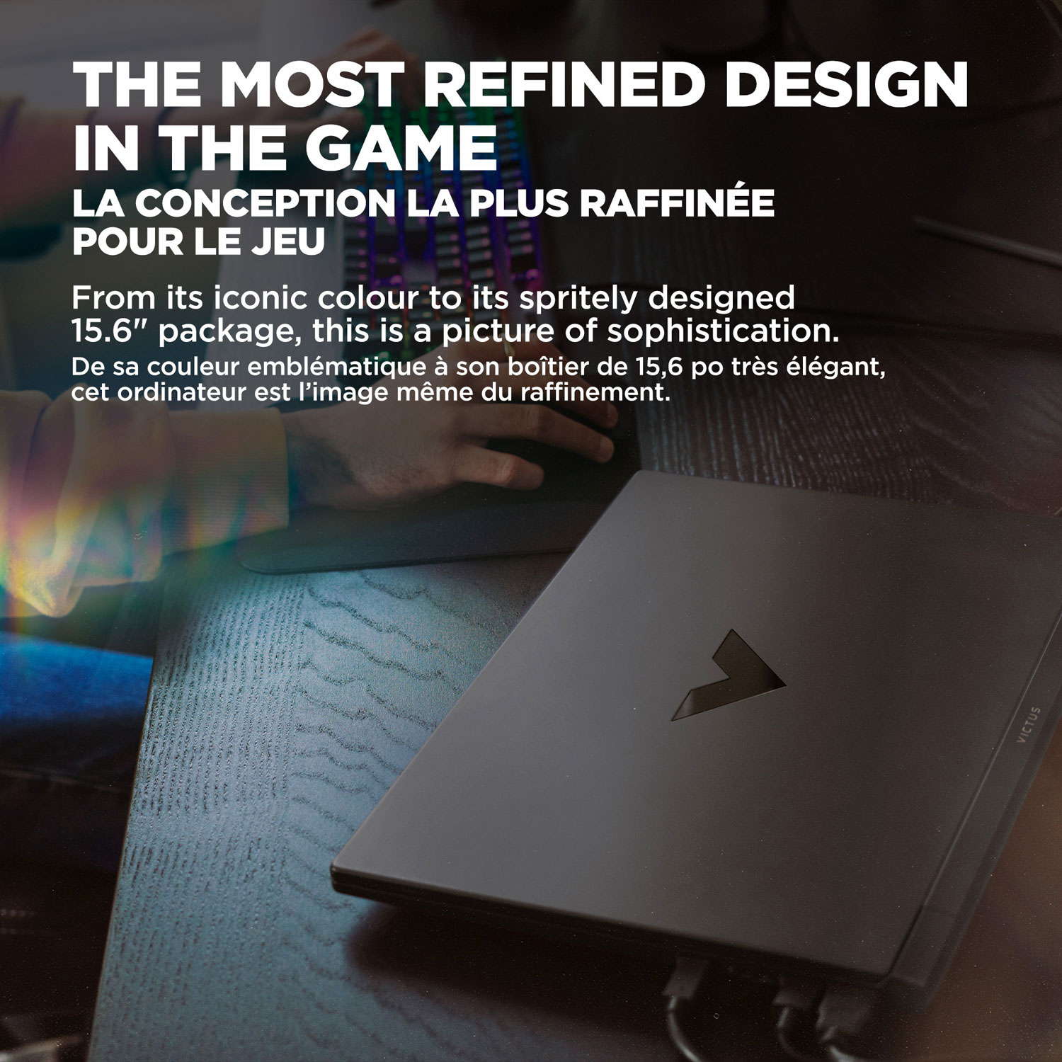 HP Victus 15.6" Gaming Laptop - Mica Silver