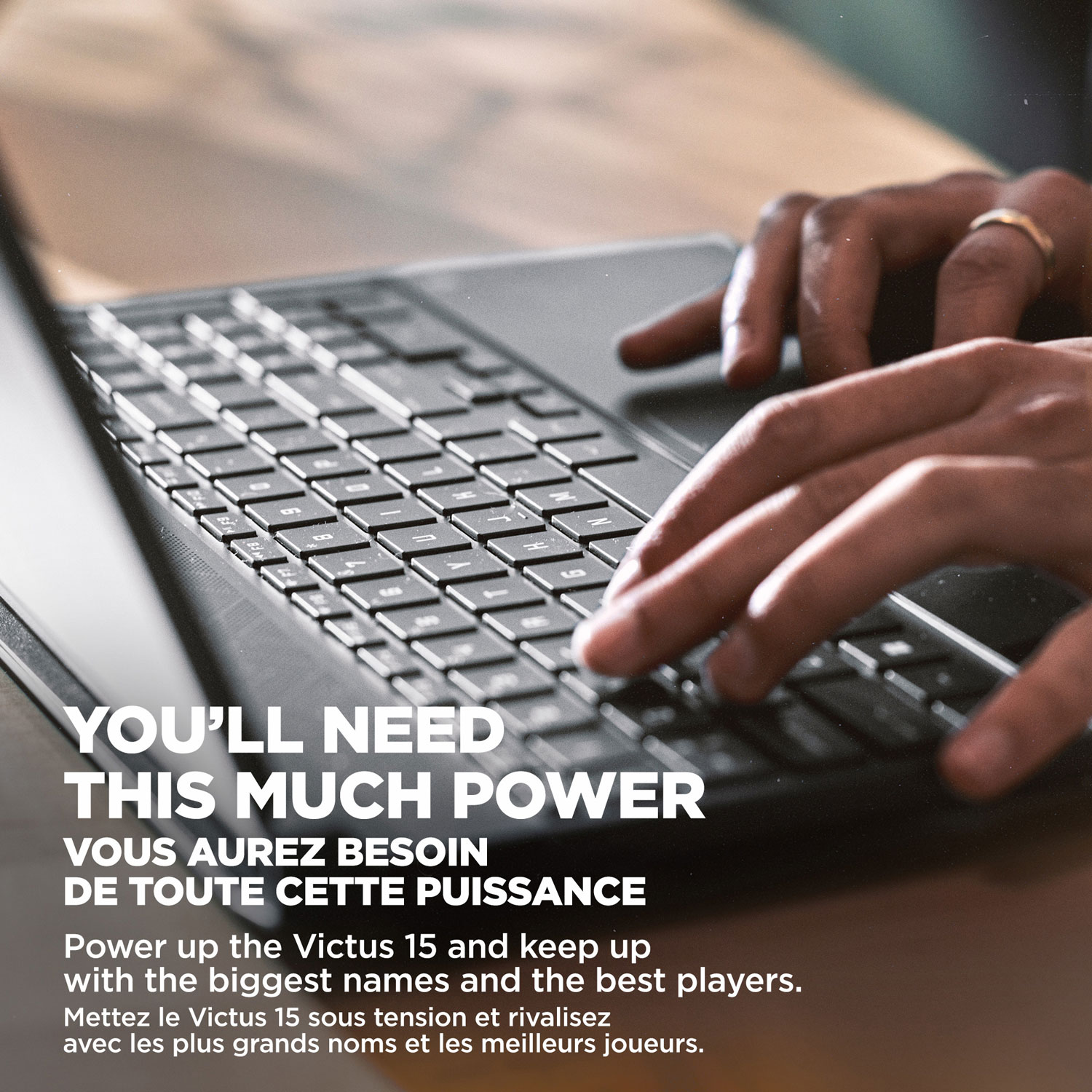 Portable de jeu de 15,6 po Victus de HP - Argenté mica