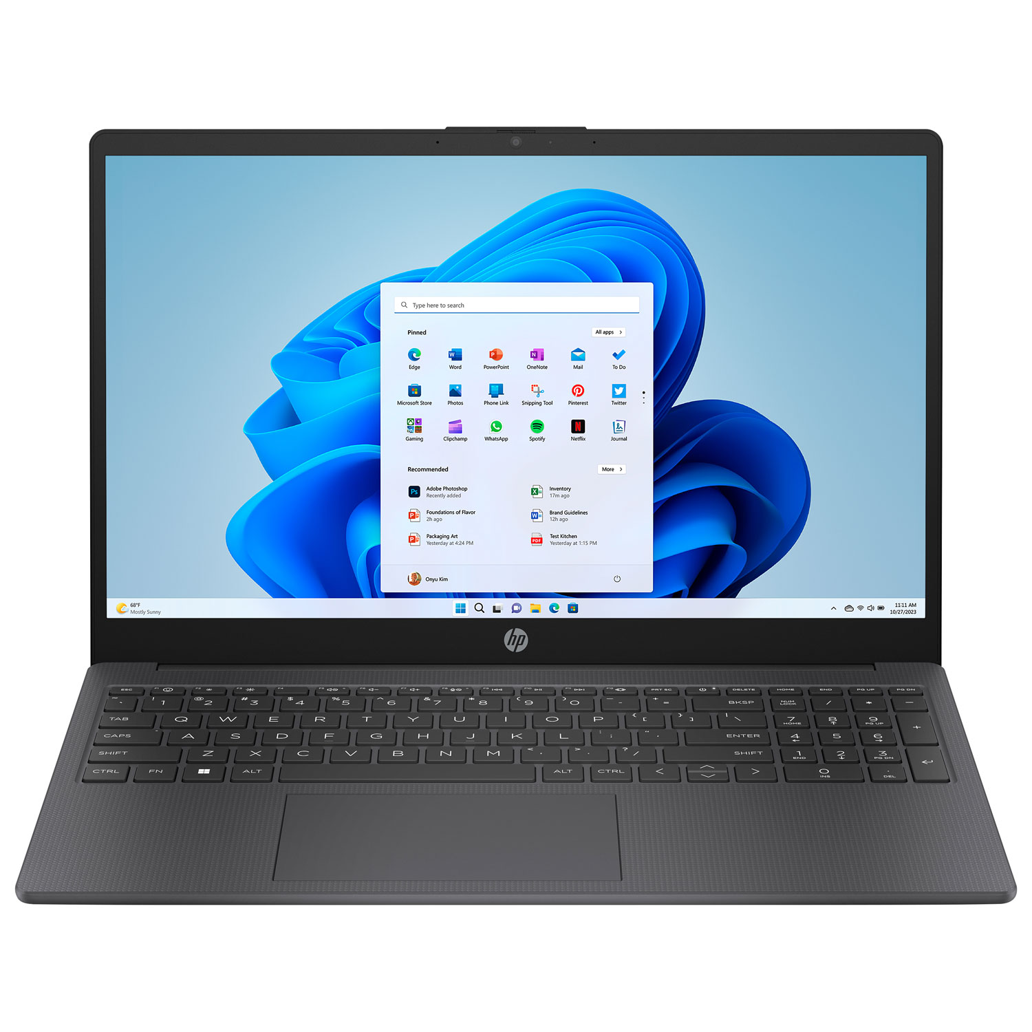 HP 15.6" Laptop - Chalkboard Grey (Intel Core i5-1334U/16GB RAM/512GB SSD/Windows 11)
