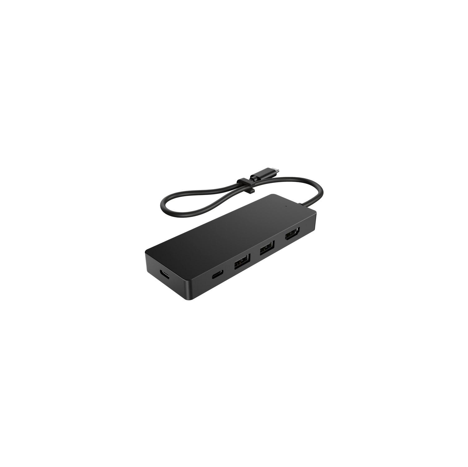 HP USB-C Travel G3 Hub Adapter - Black -