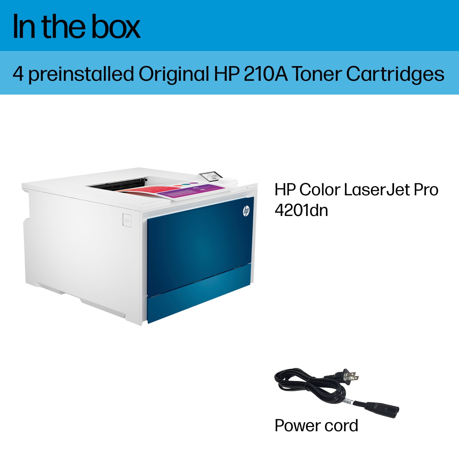 HP LaserJet Pro 4201dn Colour Laser Printer -