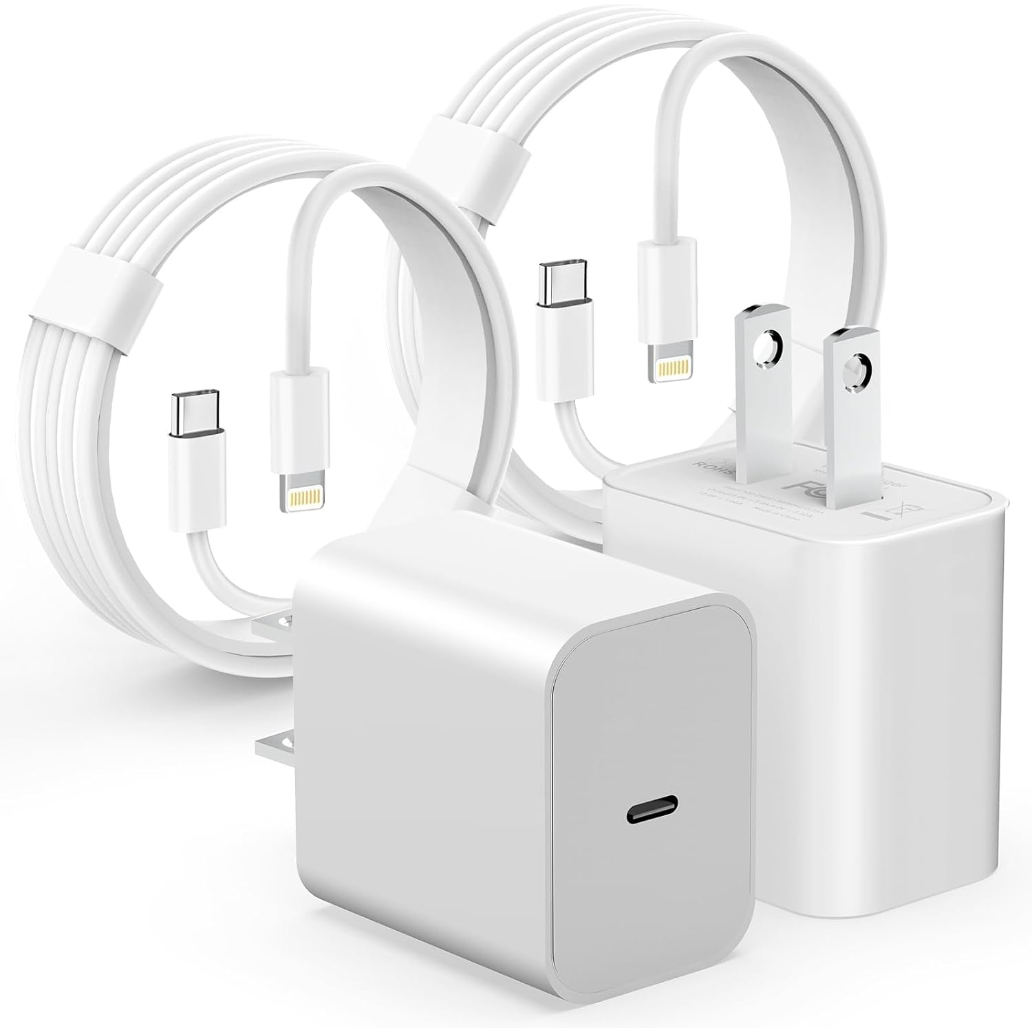 iPhone Charger, USB C Charger with Lightning Cable Fast Charging, 【Apple MFi Certified】 20W Wall Charger Block