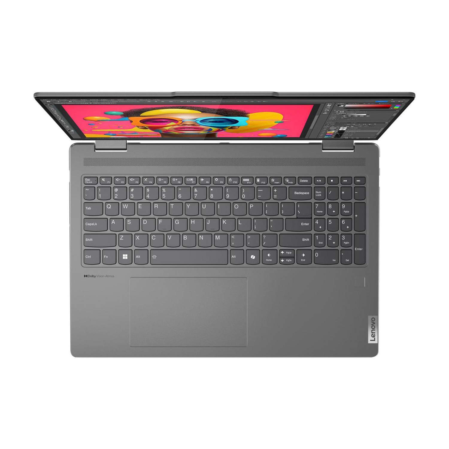 Remis à neuf - Portable 2-en-1 Yoga 7 2-en-1 16&nbsp;po 16IML9 de Lenovo - Gris tempête (IntelMD Core MC Ultra 7 155U/SSD 1&nbsp;To/RAM