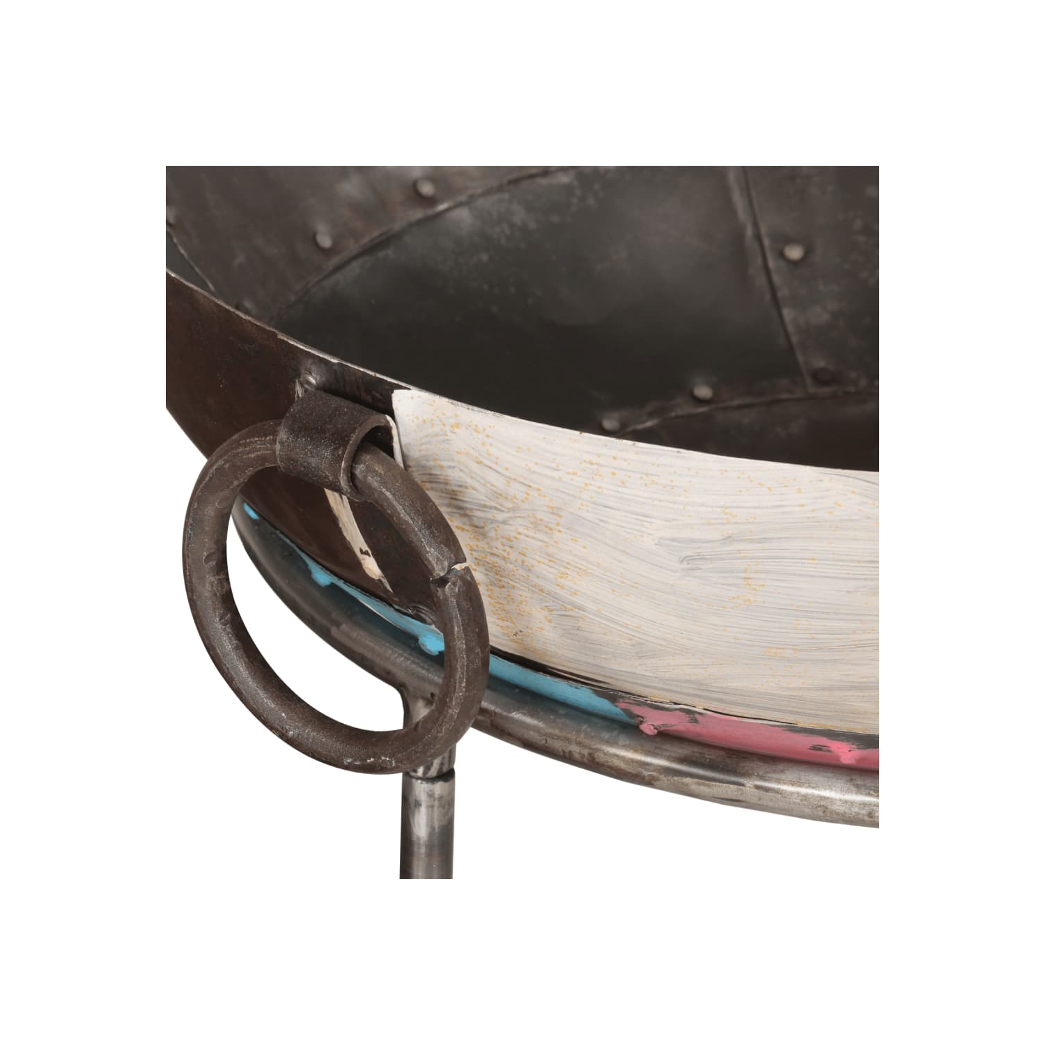 vidaXL Fire Pit 55x55x38 cm Iron