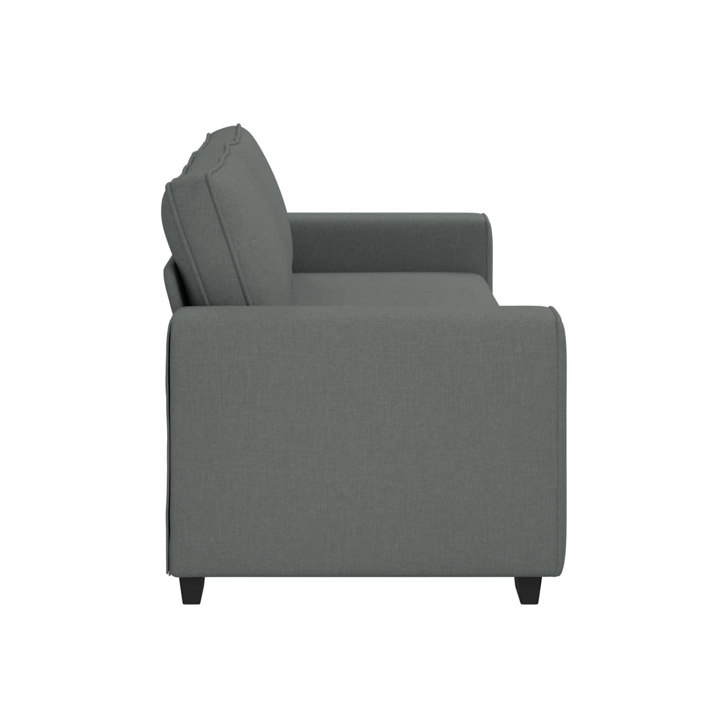 Canapé 3 places&nbsp;en tissu 180&nbsp;cm gris foncé vidaXL