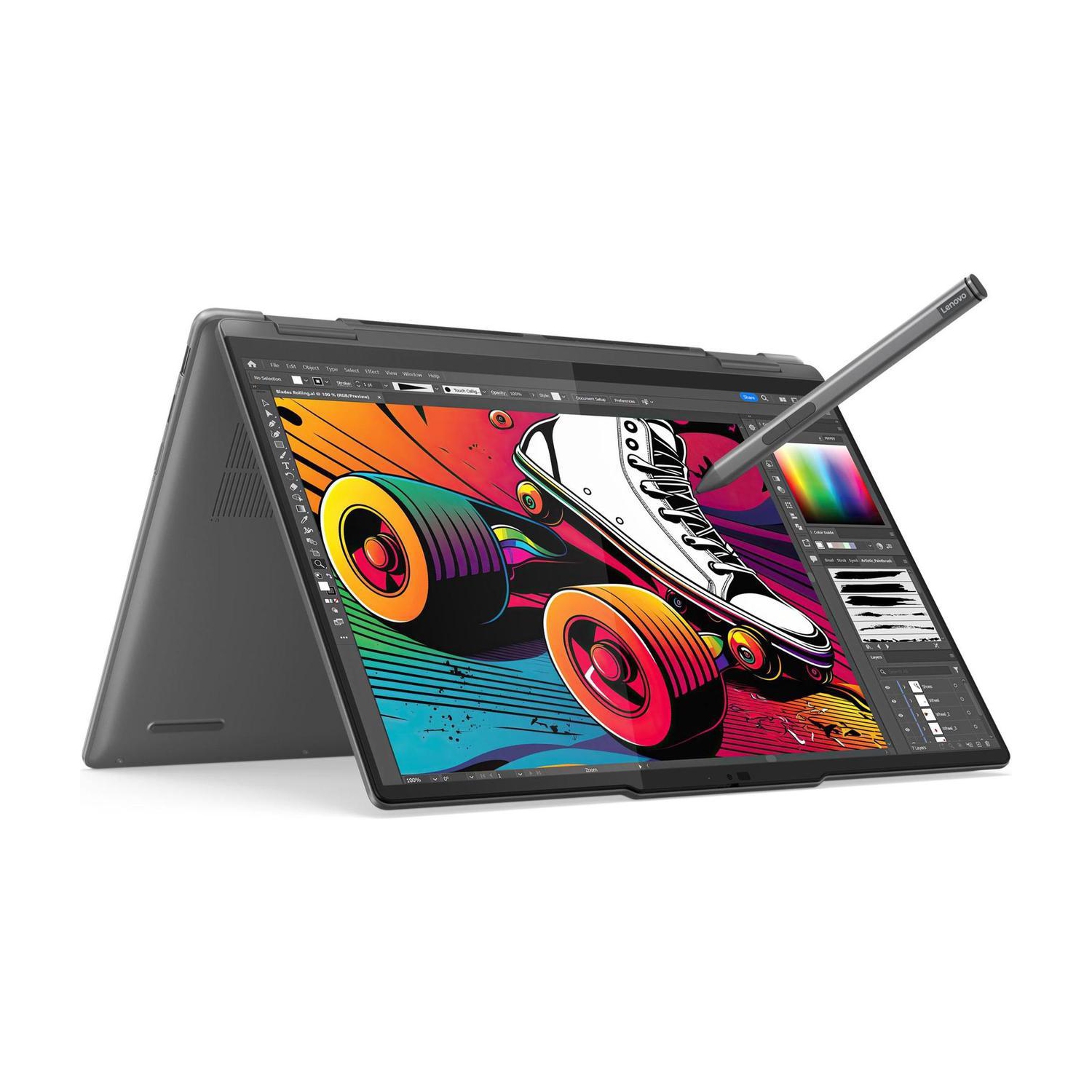 Refurbished Lenovo Yoga 7, 2-in-1 laptop Ultra 7, 16GB RAM, 1TB SSD, 14’’ (1920 x 1200) WUXGA IPS touchscreen, Win 11 Home, 3 year warranty