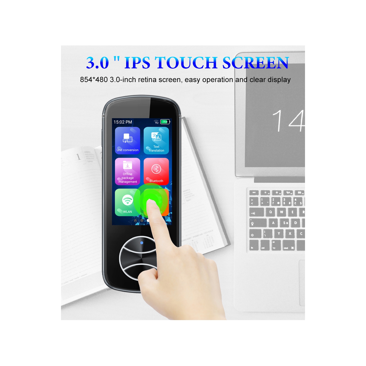 Traducteur vocal intelligent WiFi Translator avec traducteur de photos hors ligne