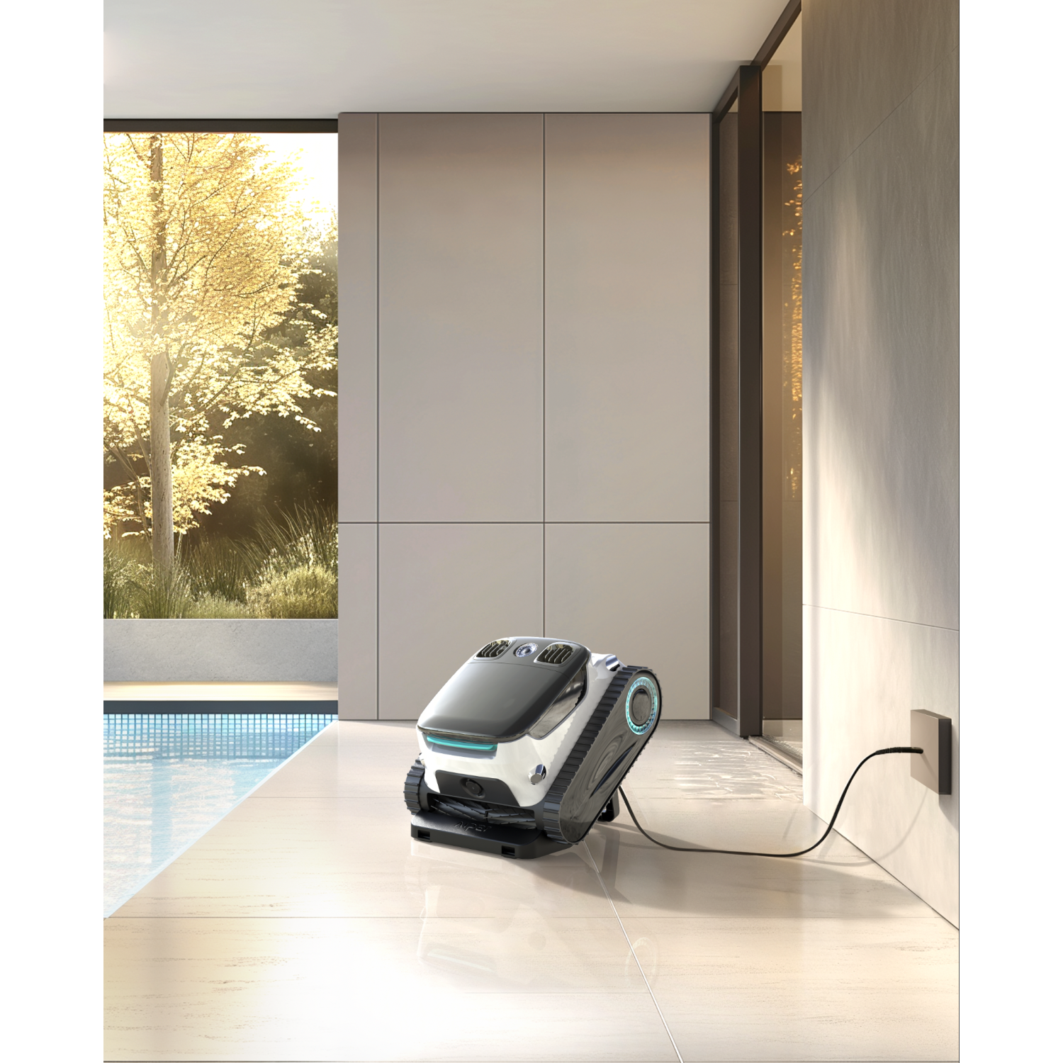 Station de recharge Aiper - Station de recharge sans fil pour N1 Pro, S1 Pro, N1 Ultra Robotic Pool Cleaner, meilleur rangement/noir
