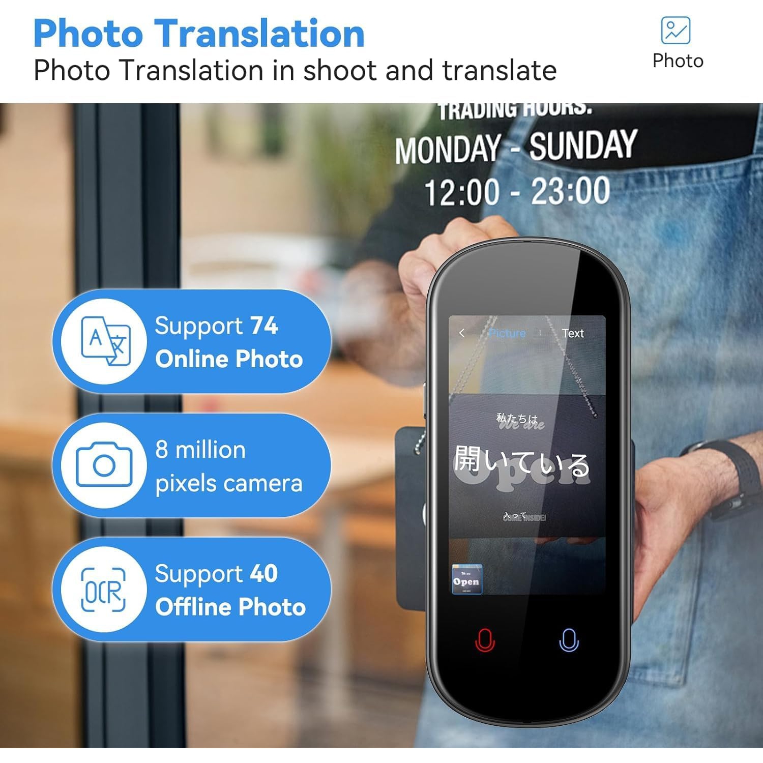 Dispositif de traduction en ligne 138 langues bidirectionnel hors ligne