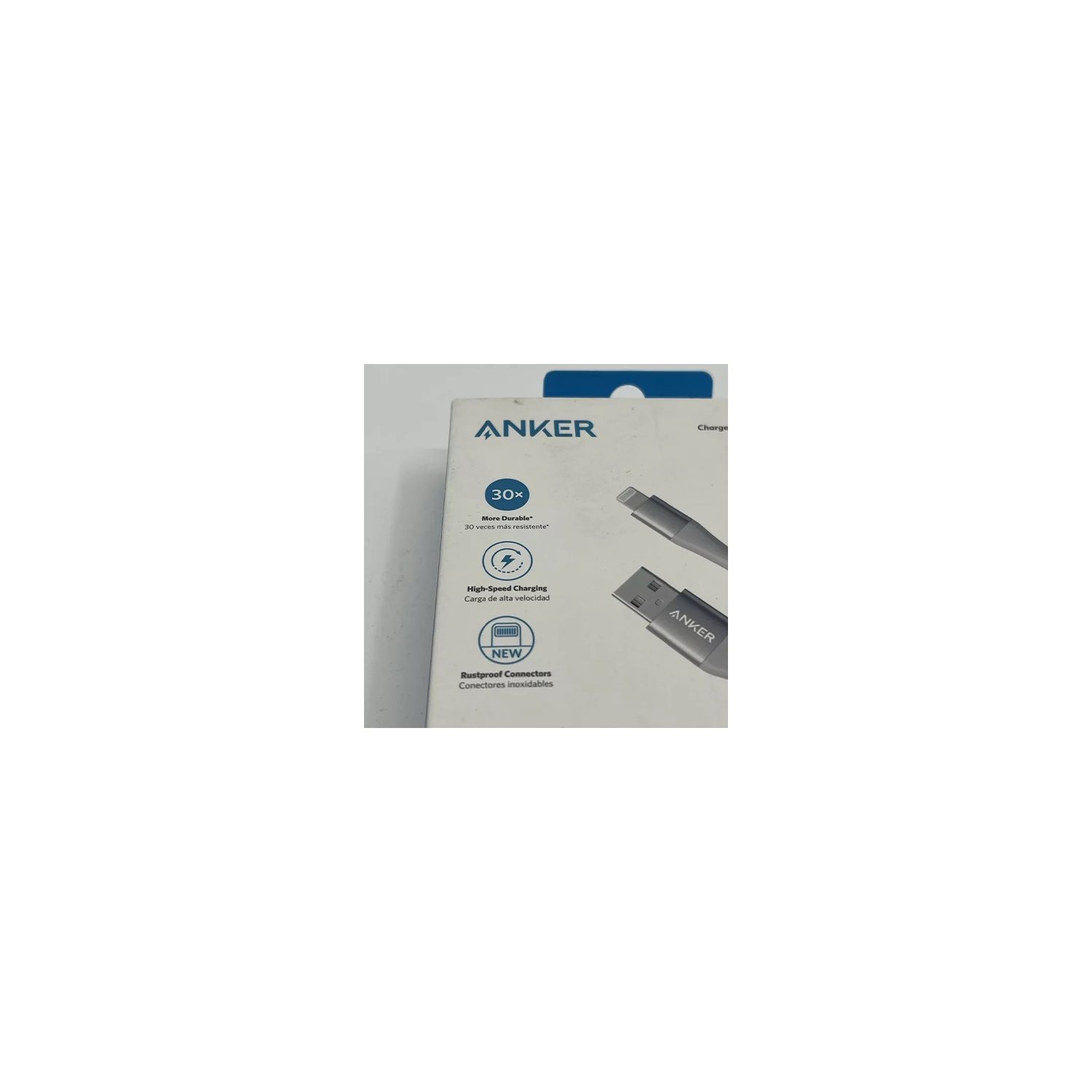 Open Box - ANKER PowerLine II Lightning/USB Data Transfer Cable-White