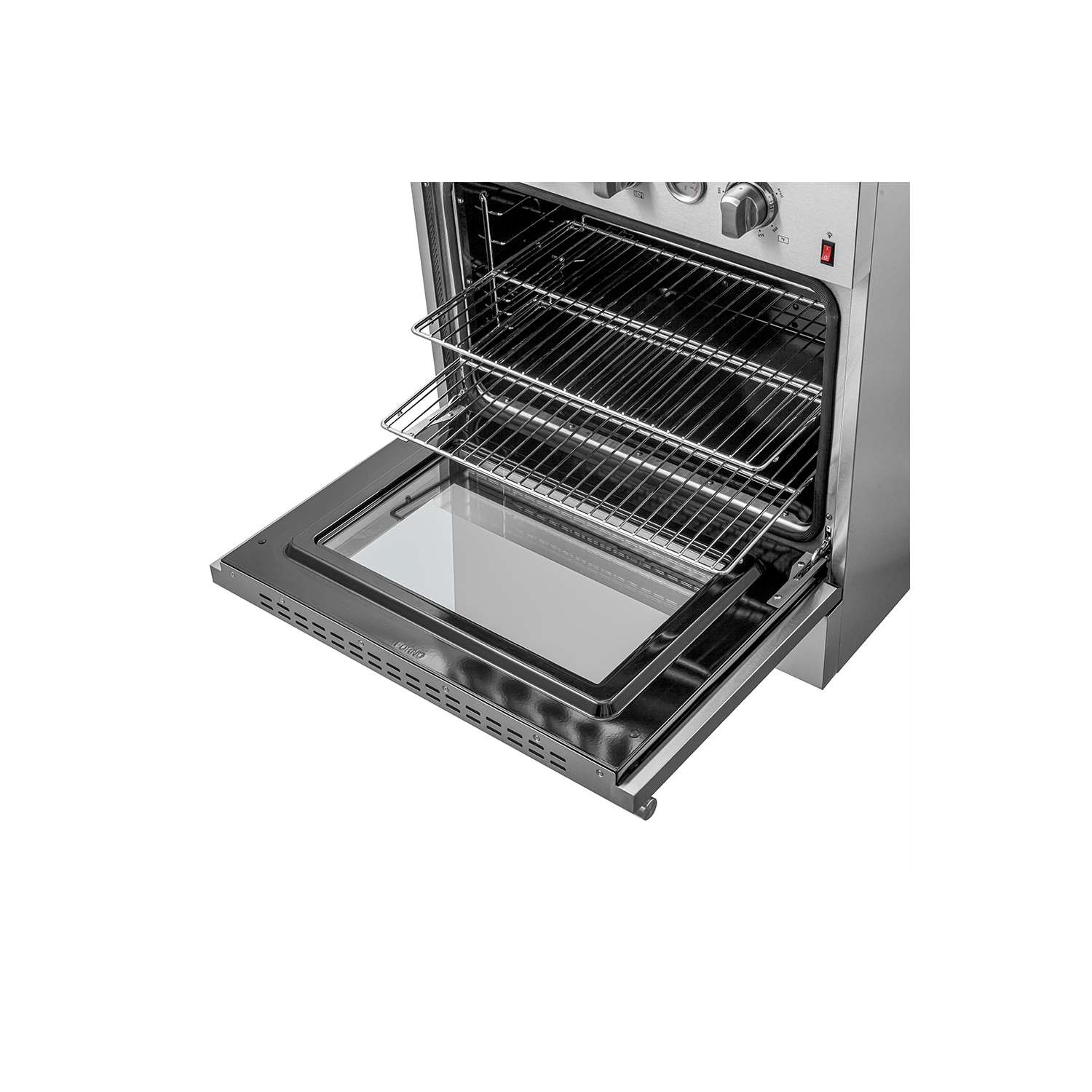 FORNO Giovanni 30-inch Gas Range Stainless Steel, 5 Burners 67,000 BTU, 4.32 cu.ft. Convection Oven