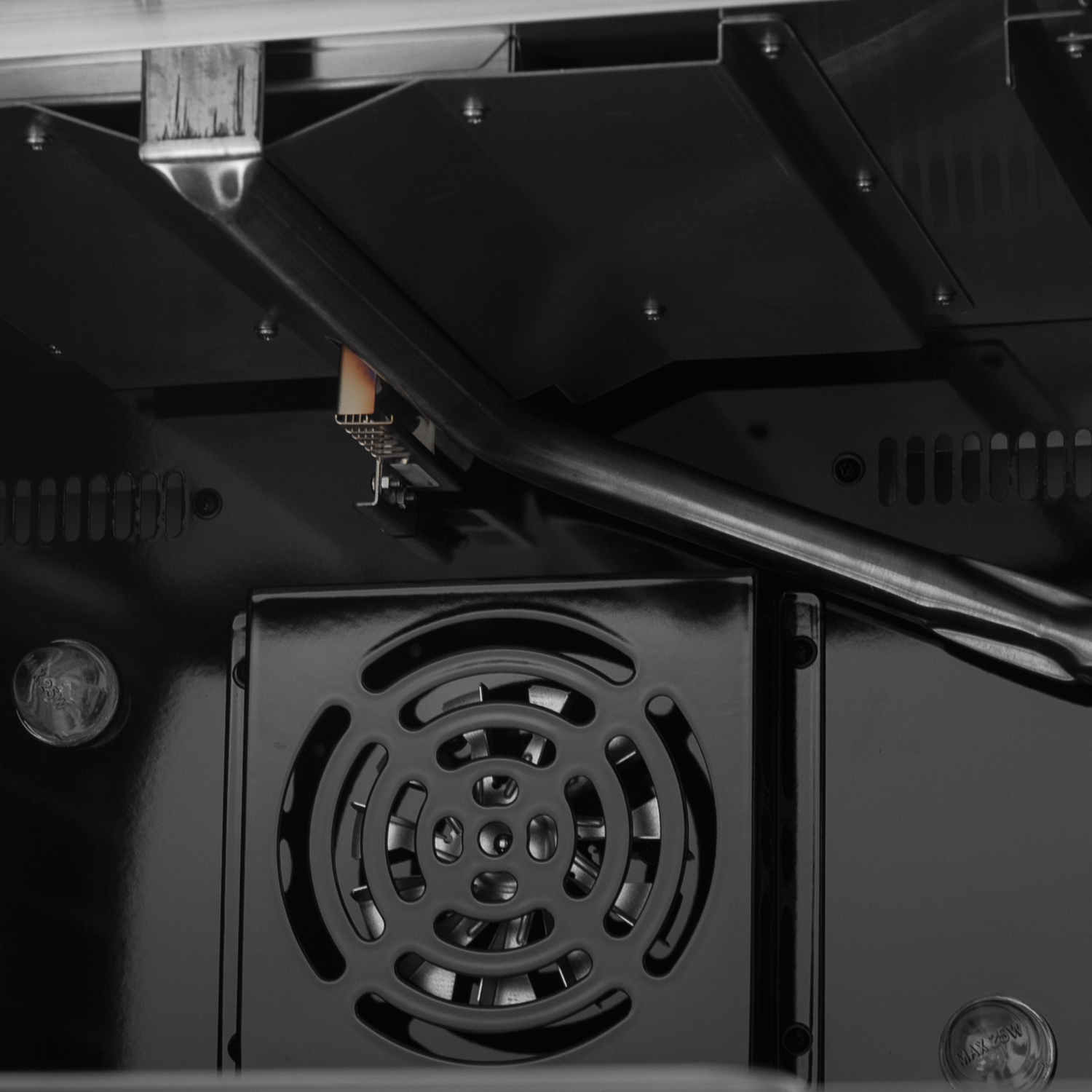 Cuisinière au gaz autonome à deux portes de 48&nbsp;po de Forno Galiano, noir