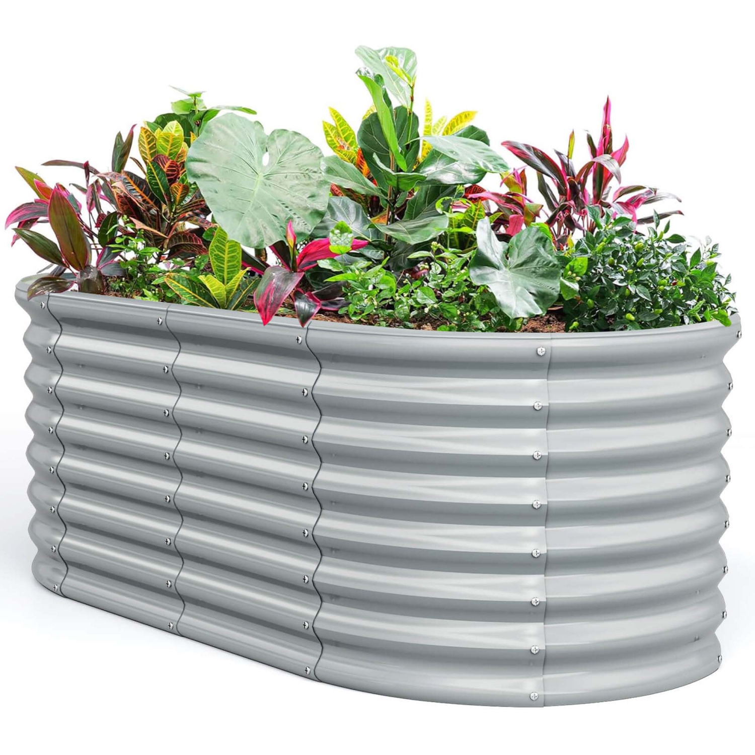 Costway Raised Garden Bed Kit Planter Raised Garden Boxes Outdoor 65" x 32" x 24"