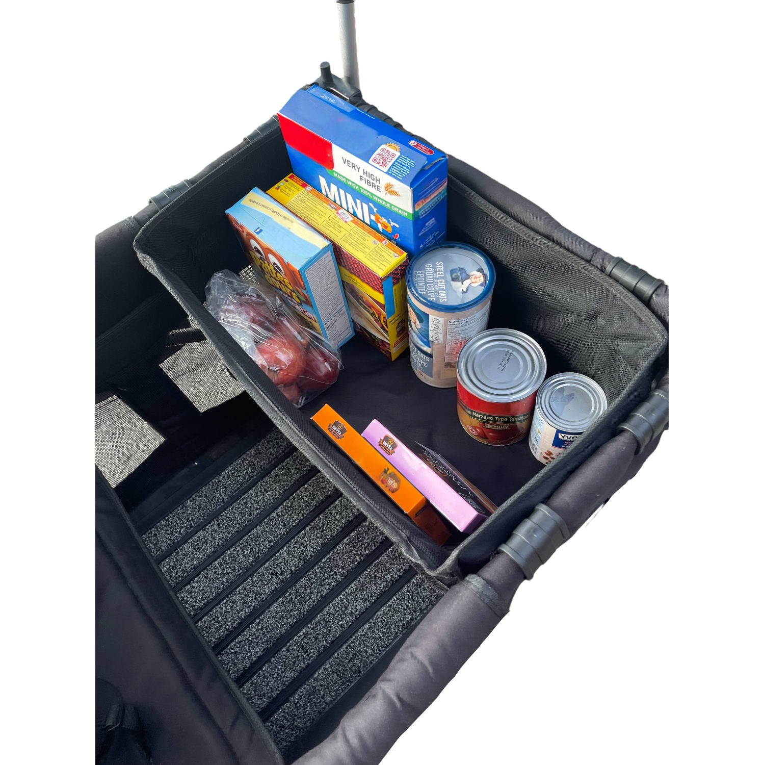 Follemün Wagon Shopping Basket - Black