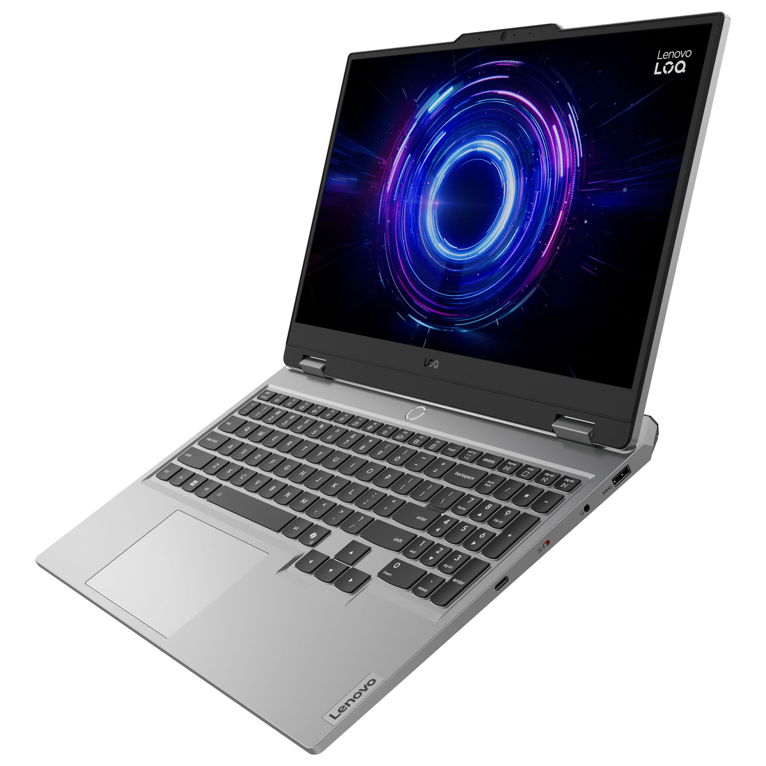 Portable de jeu de 15,6 po LOQ de Lenovo - Gris lunaire