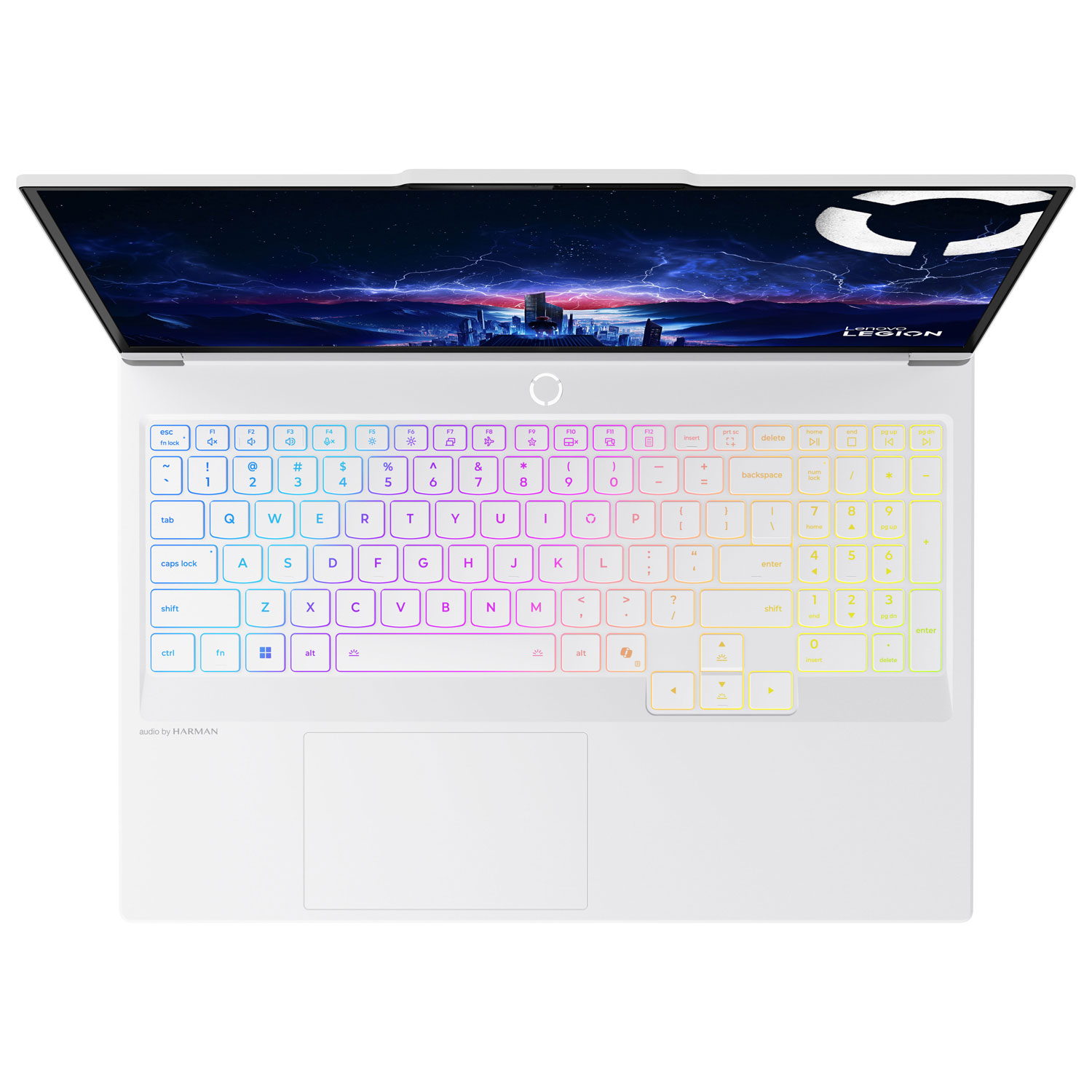 Portable de jeu 16 po Legion 7i de Lenovo - Blanc glacier