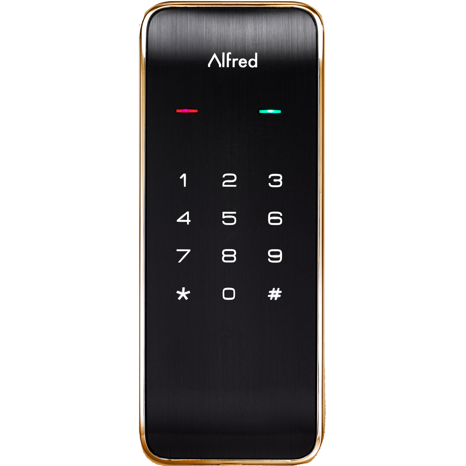 Serrure intelligente à écran tactile Bluetooth DB2 d'Alfred - Doré - Remis à neuf