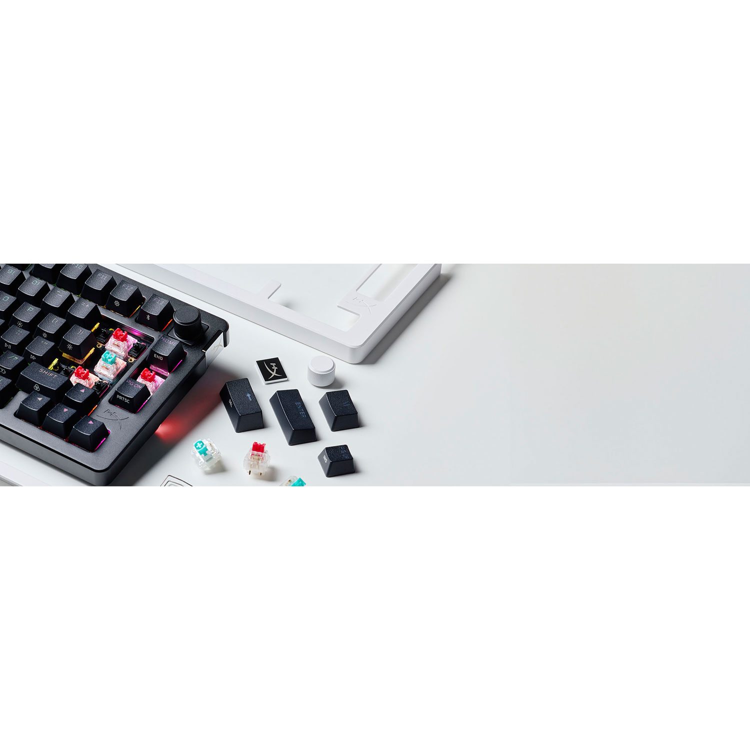 HyperX Alloy Rise 75 Bluetooth Backlit Mechanical Ergonomic Gaming Keyboard