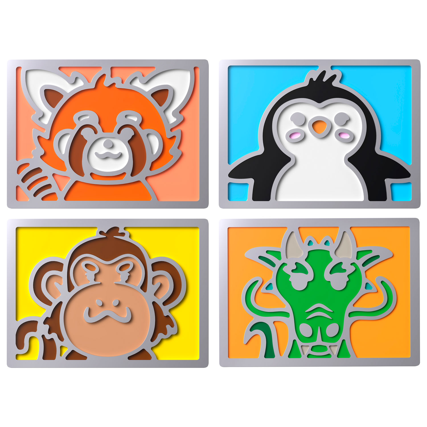 Insignes magnétiques HyperX pour claviers Alloy Rise - Joli