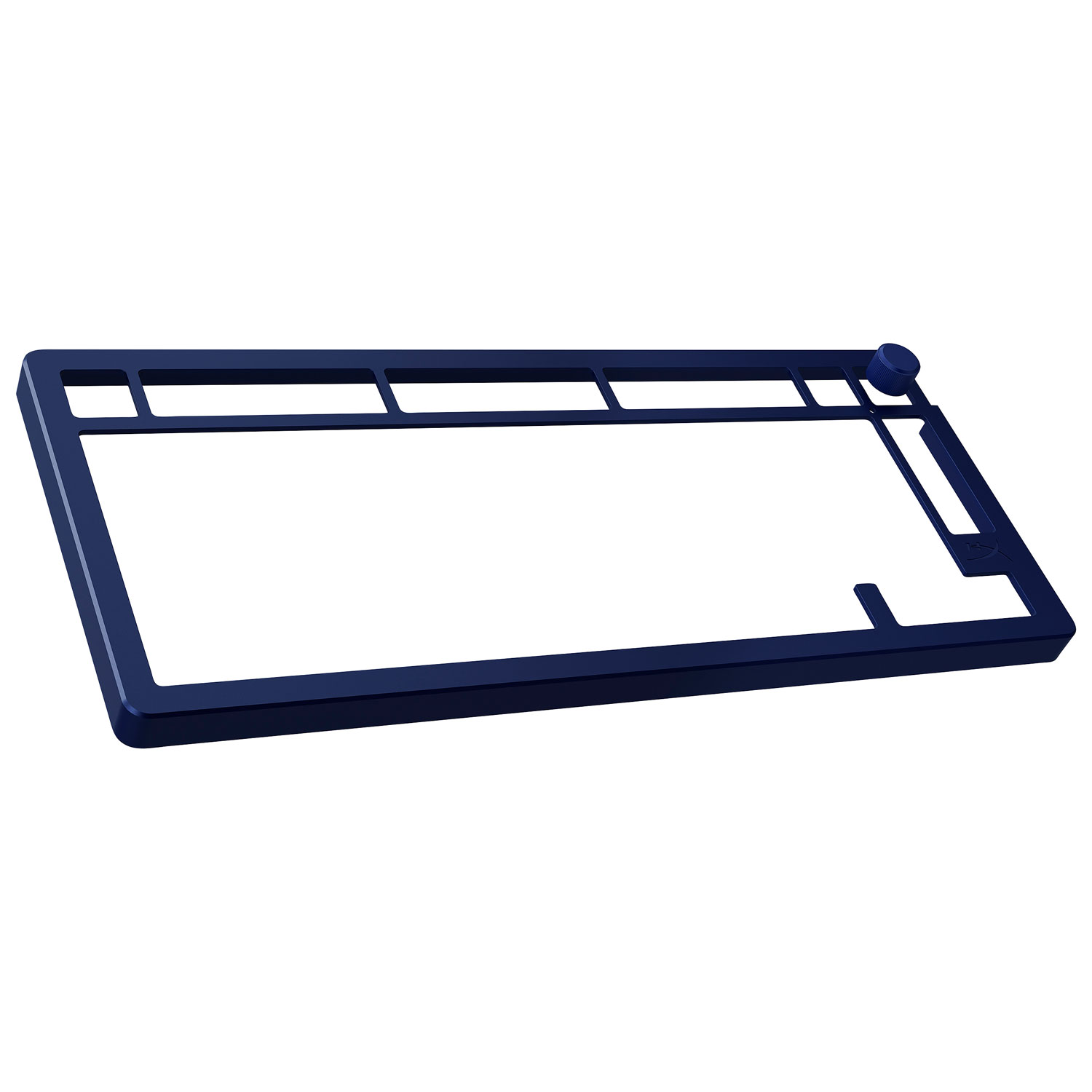 Plaque supérieure avec bouton rotatif Alloy Rise 75 de HyperX - Bleu marine