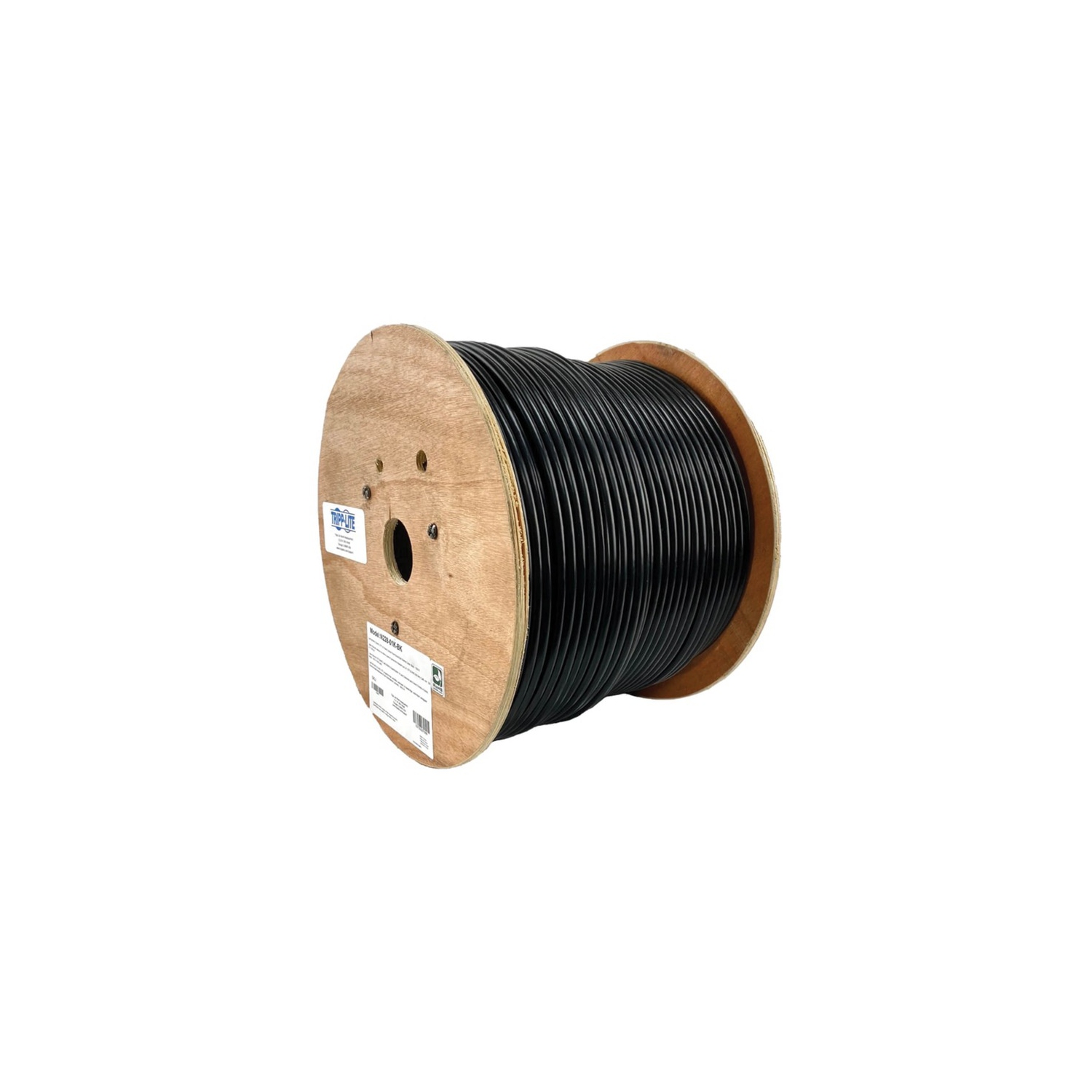 Tripp Lite by Eaton N228-01K-BK Cat6/6e Ethernet Cable, Black, 1000 ft