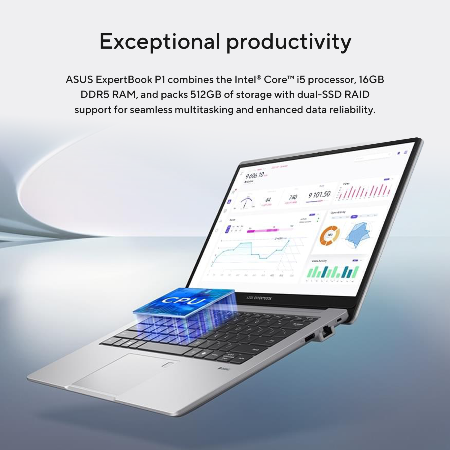 ASUS ExpertBook P1 Business Laptop (14