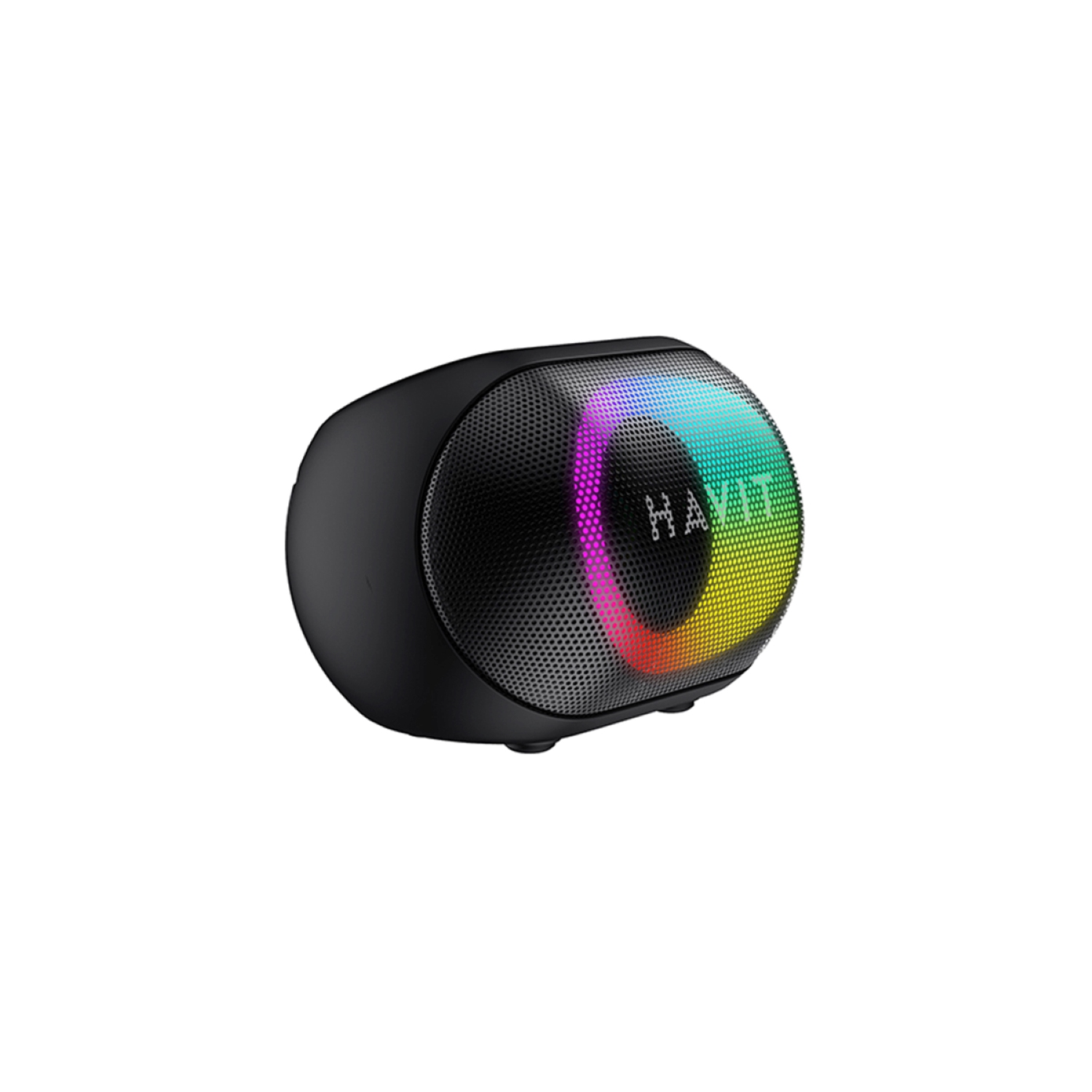 Haut-parleur portatif sans fil Bluetooth v5.3 avec éclairage RVB coloré SK885BT de Havit_Noir