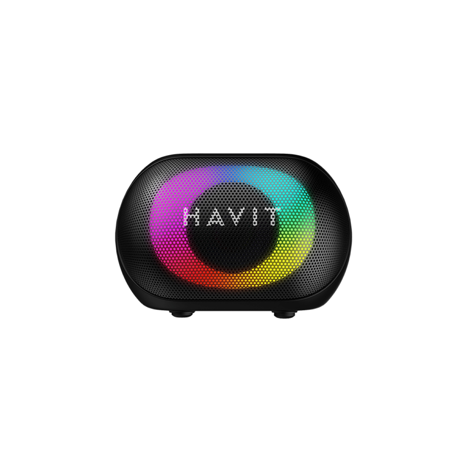 Haut-parleur portatif sans fil Bluetooth v5.3 avec éclairage RVB coloré SK885BT de Havit_Noir