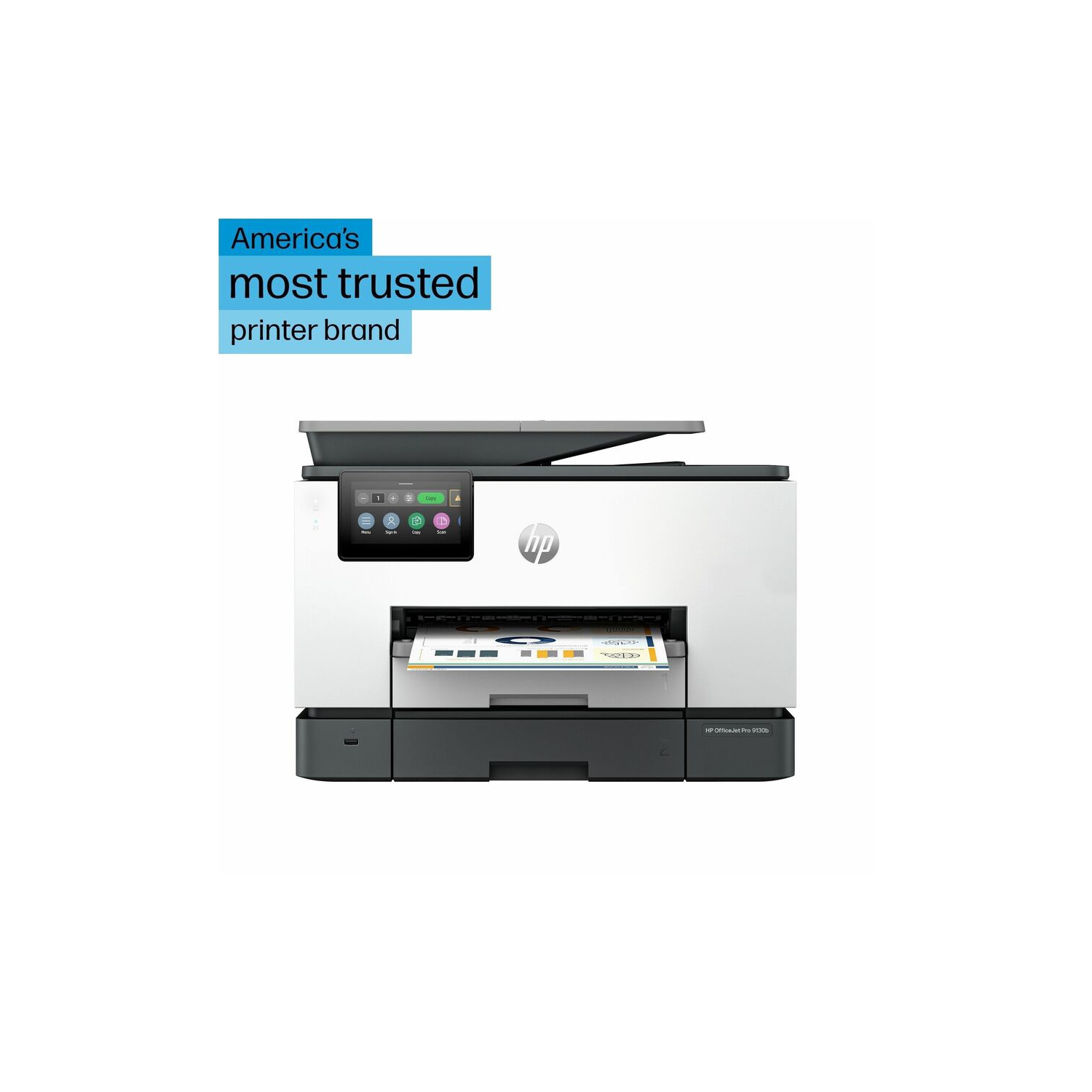 Imprimante à jet d'encre tout-en-un avec et sans fil Officejet Pro 9130b de HP