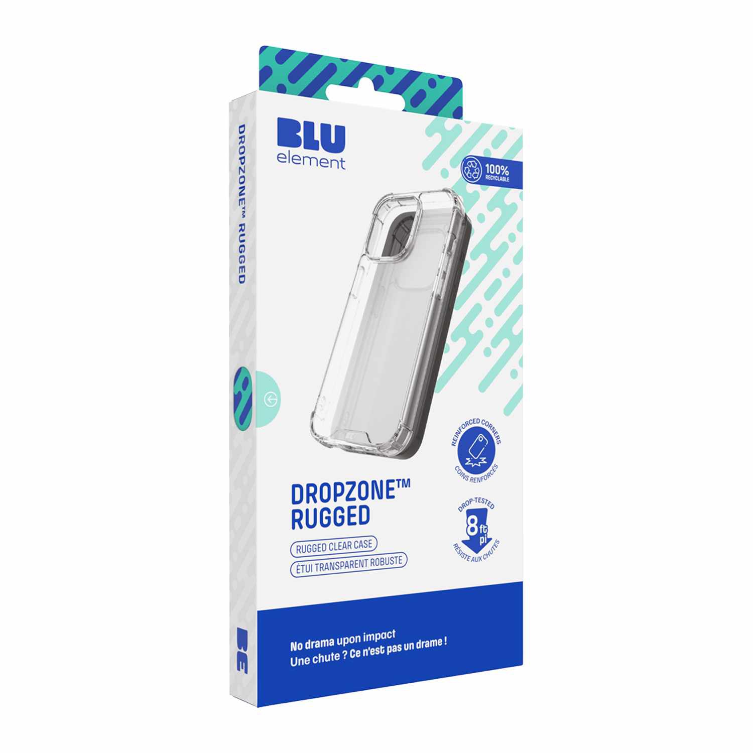Blu Element Dropzone Rugged MagSafe Case | Made for iPhone 16e | Clear