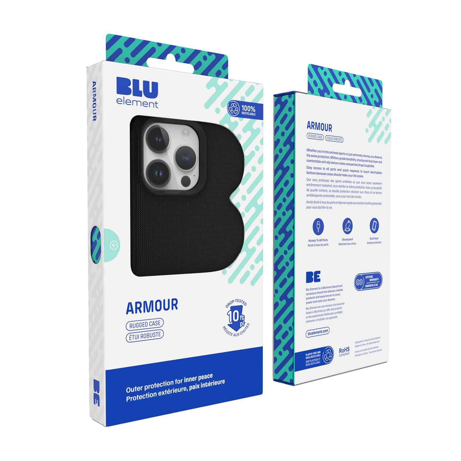 Blu Element Armour Rugged Case | Made for iPhone 16e | Black