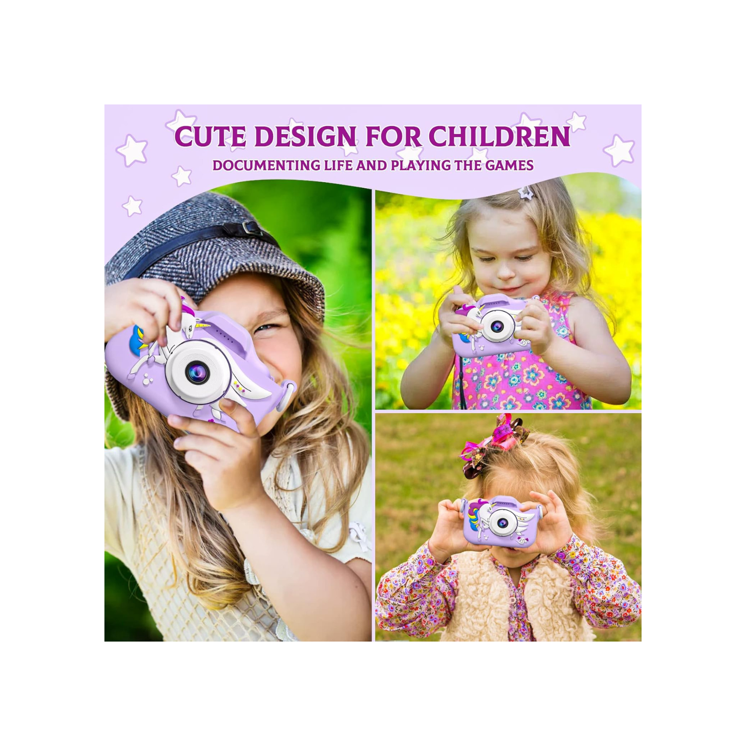 Mehiaz Kids Camera Toys for 3 4 5 6 7 8 9 10 11 12 Year Old Boys/Girls, Kids Digital Camera for Toddler with Video