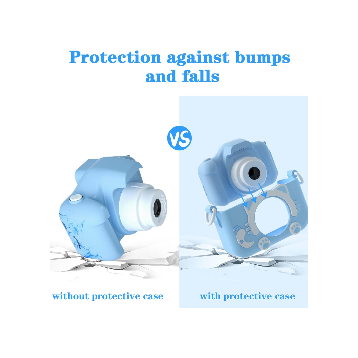 MEHIAZ Kids Camera Toys for 3 4 5 6 7 8 9 10 11 12 Year Old Boys/Girls, Kids Digital Camera for Toddler with Video