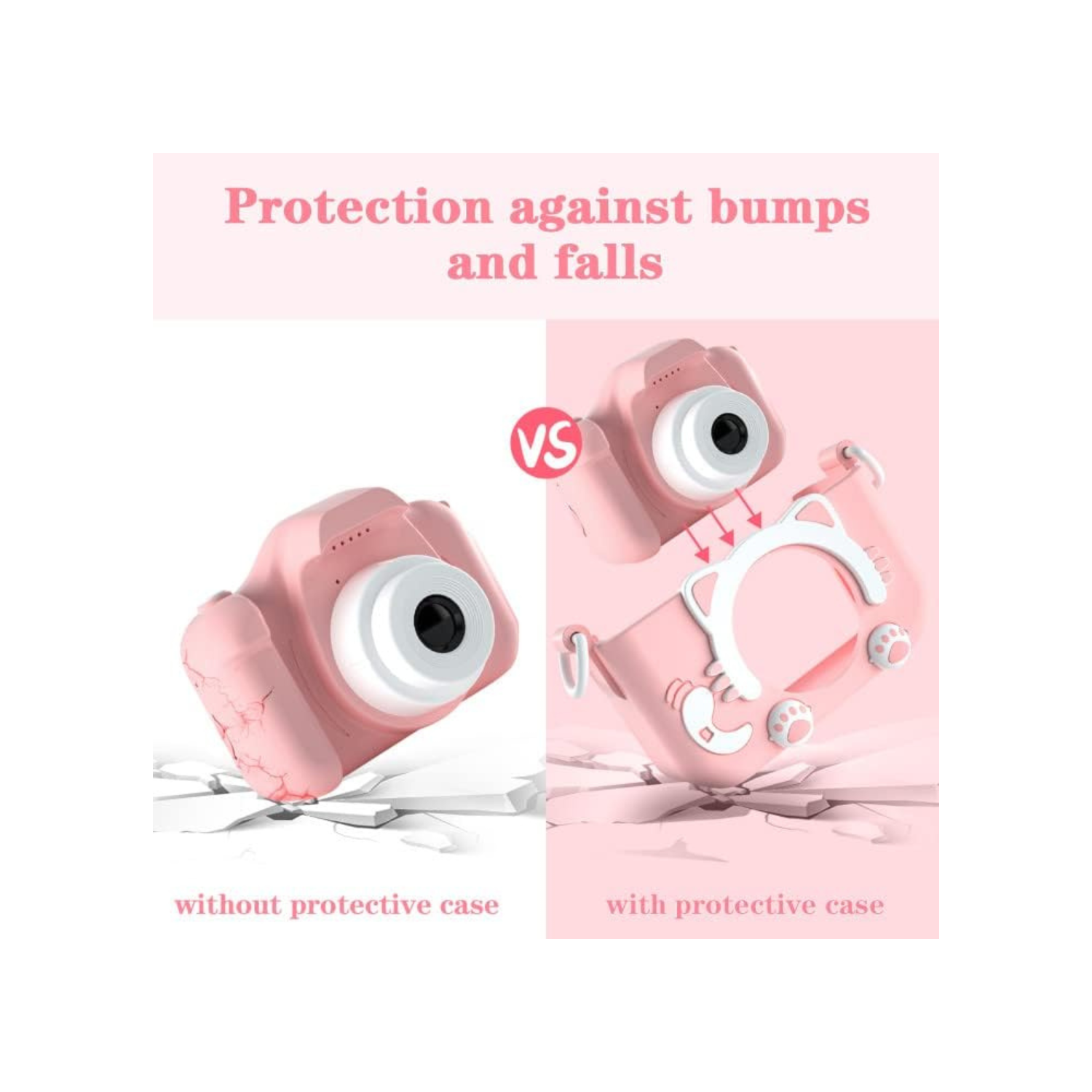 CIMELR Kids Camera Toys for 3 4 5 6 7 8 9 10 11 12 Year Old Boys/Girls, Kids Digital Camera for Toddler with Video