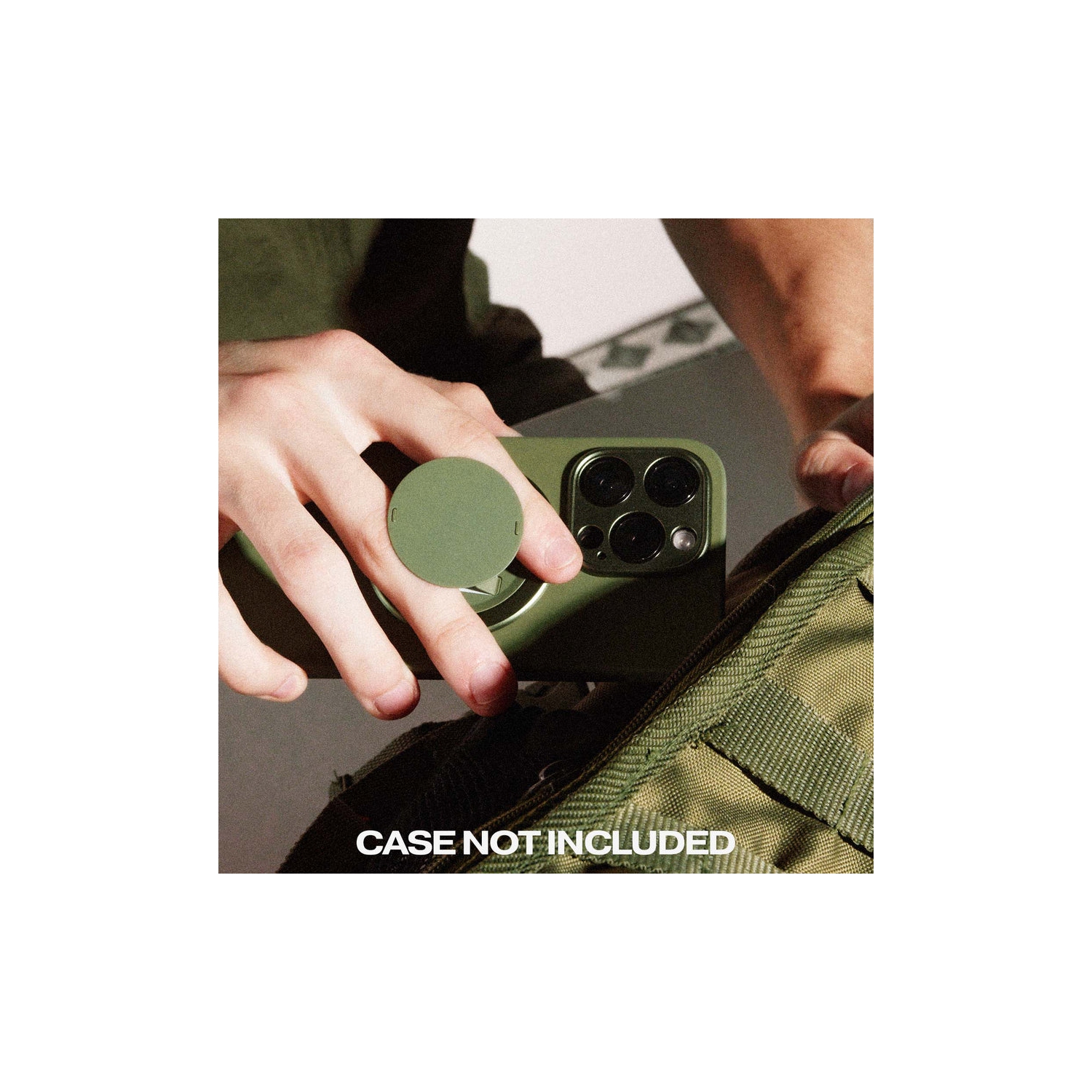 Poignée Snap 4 Luxe de OhSnap - Vert crocodile