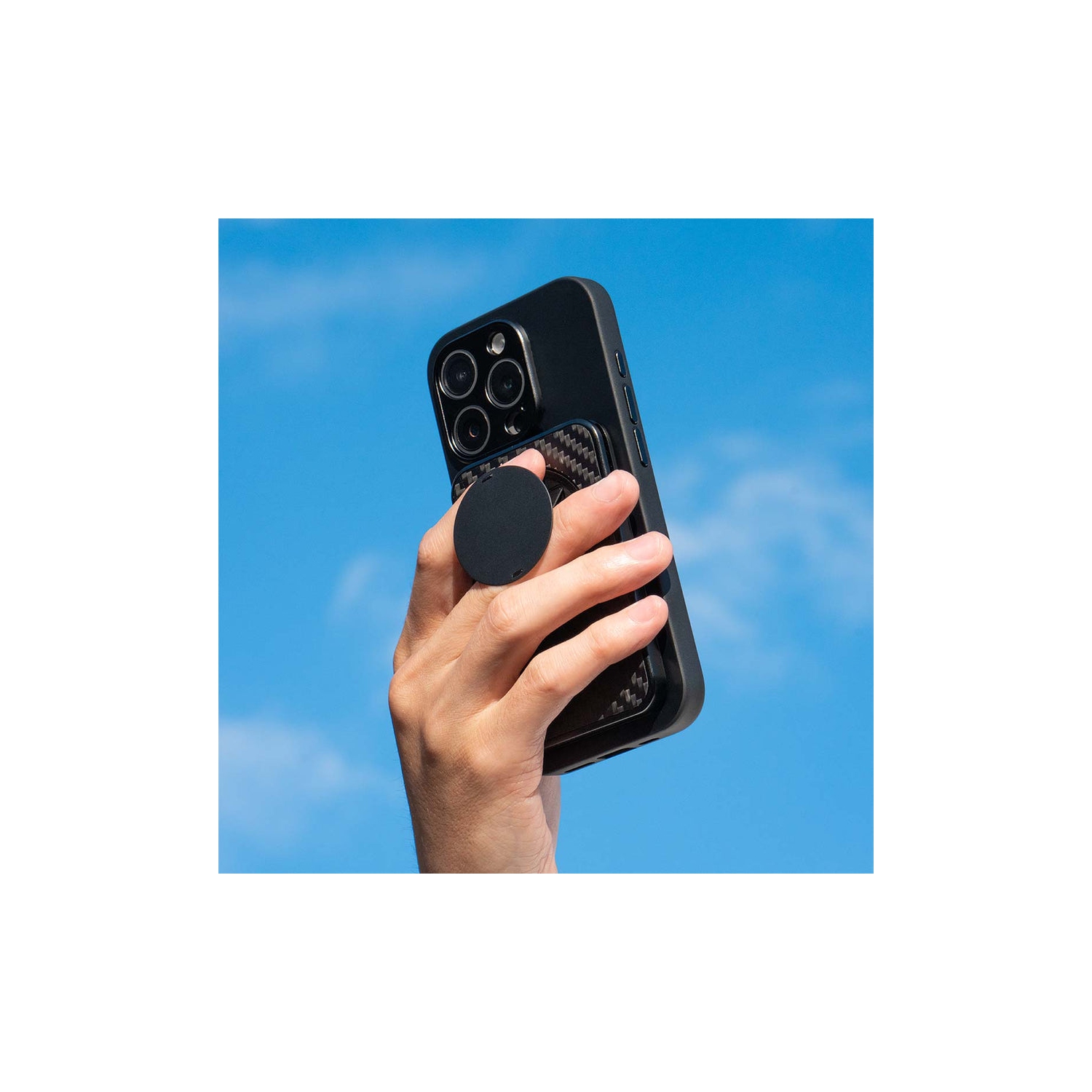 OhSnap Grip Wallet - Carbon Fiber