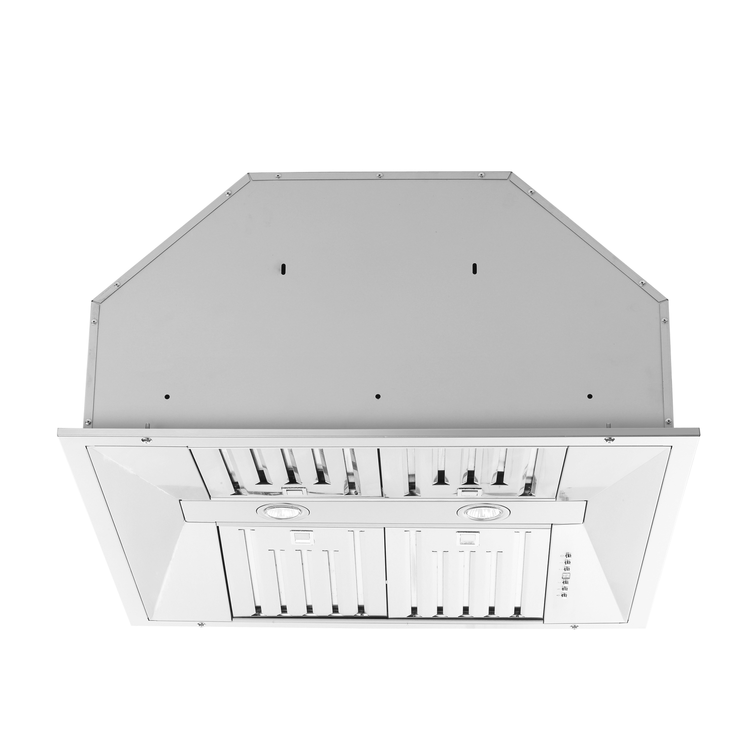 Forno Altilia – Hotte de cuisinière encastrée de 30&nbsp;po, acier inoxydable, éclairage LED, filtres à déflecteur