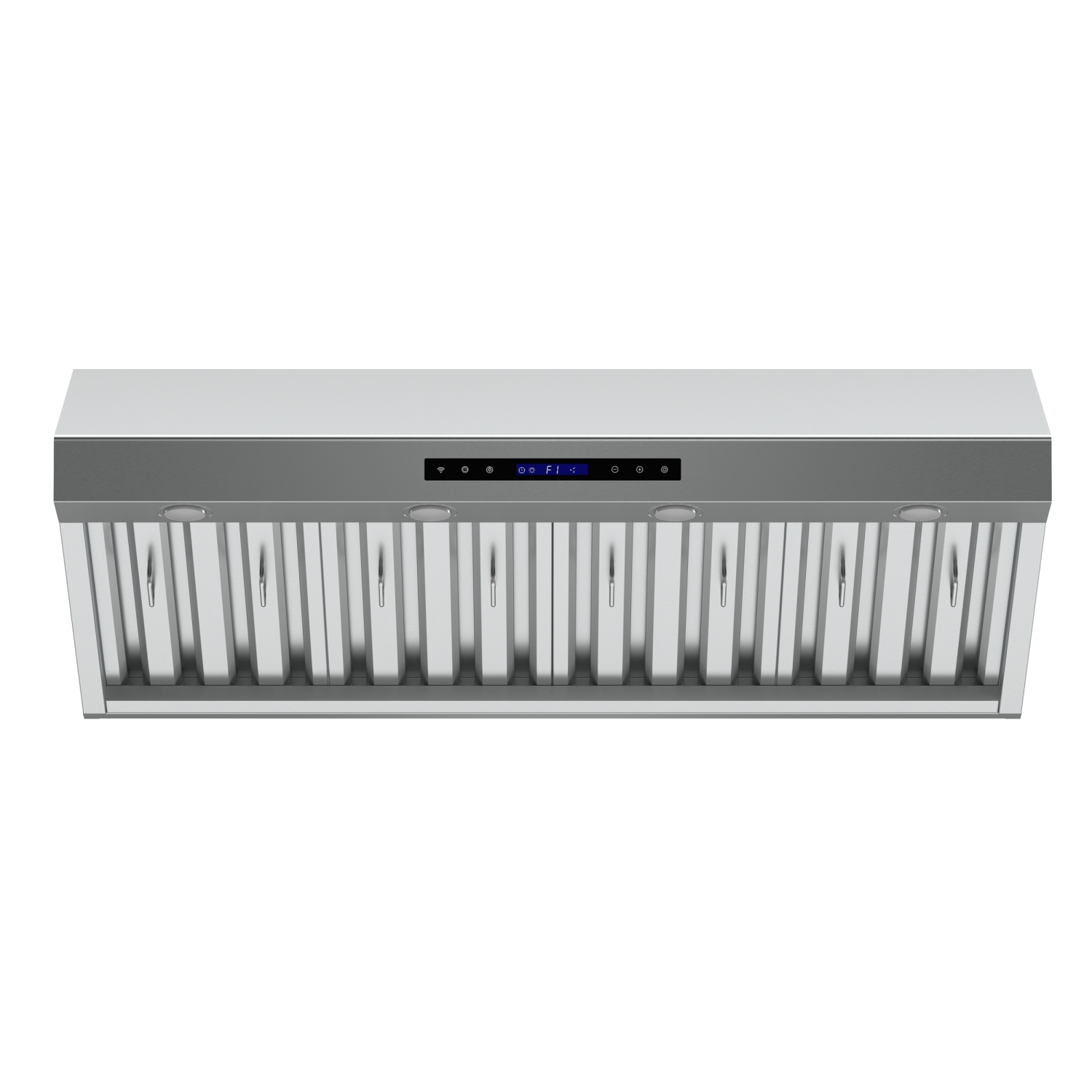 Forno Palazzo 48-Inch Wall Mounted Range Hood, Stainless Steel, Heavy Duty Baffle Filters, Remote Control