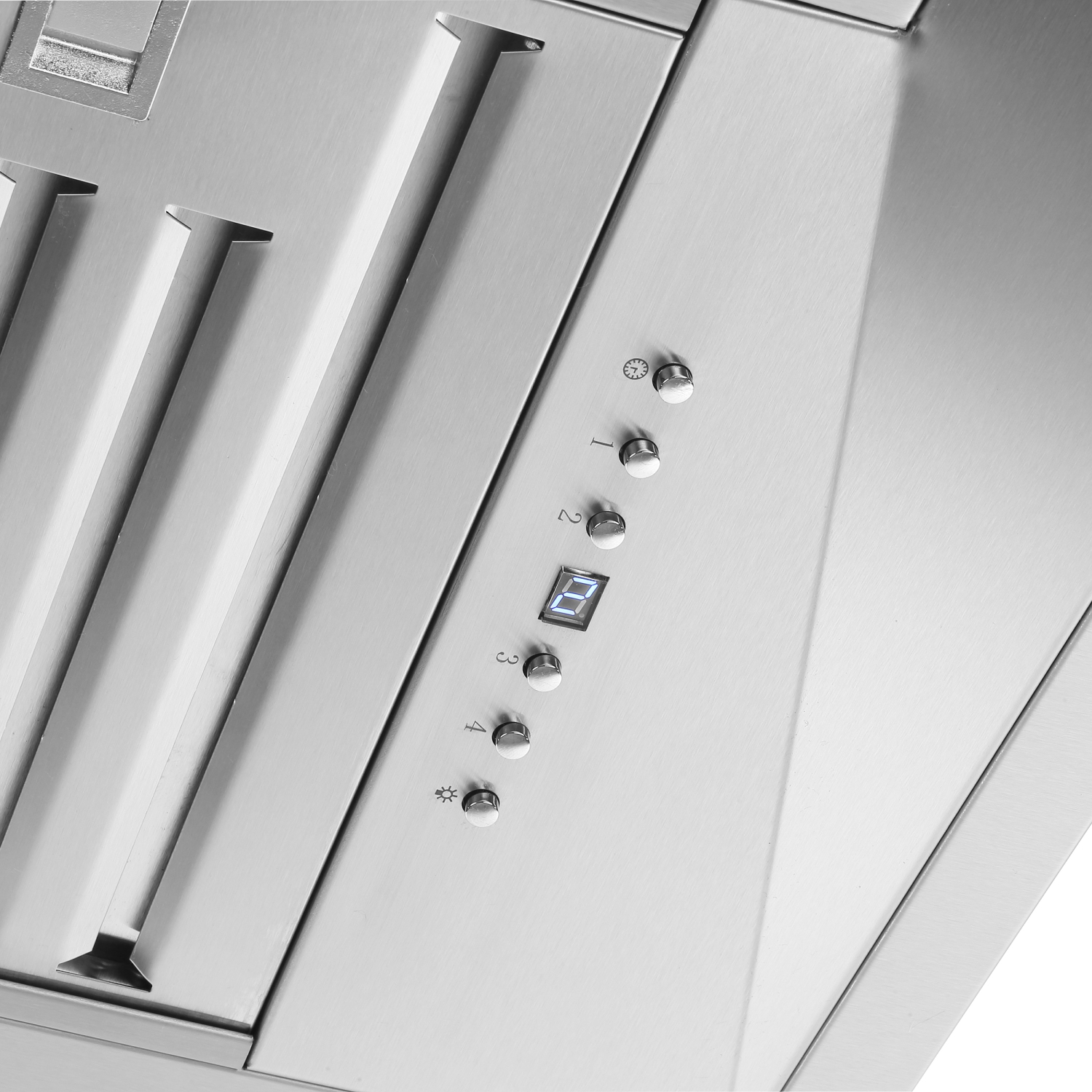 Forno Altilia – Hotte de cuisinière encastrée de 60&nbsp;po, acier inoxydable, éclairage LED, filtres à déflecteur