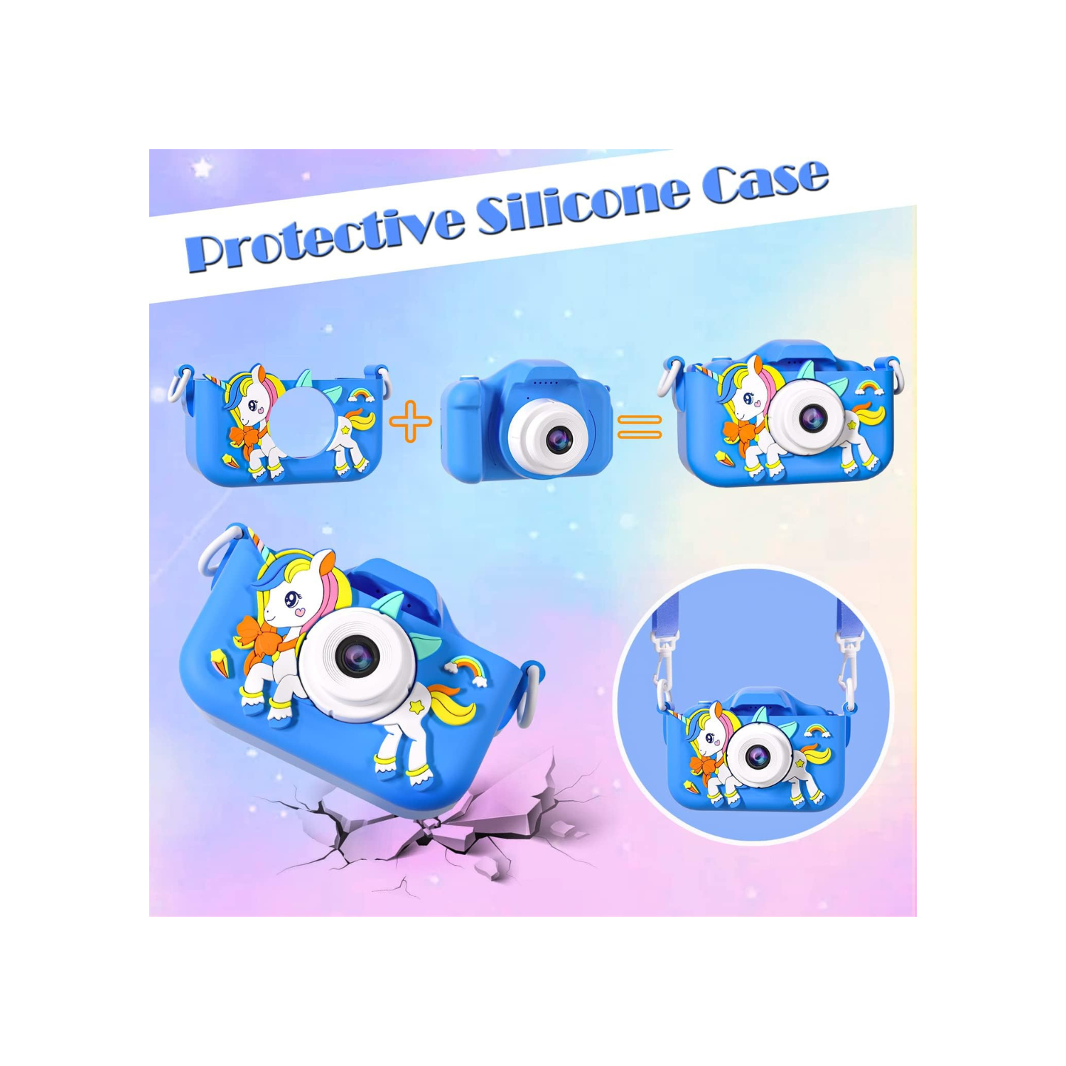 Kids Camera Toddler Camera for Girls, Christmas Birthday Gifts for Girls Age 3-6, Kids Digital Camera for 7 8 9 10 12 Year Old, Selfie Camera for